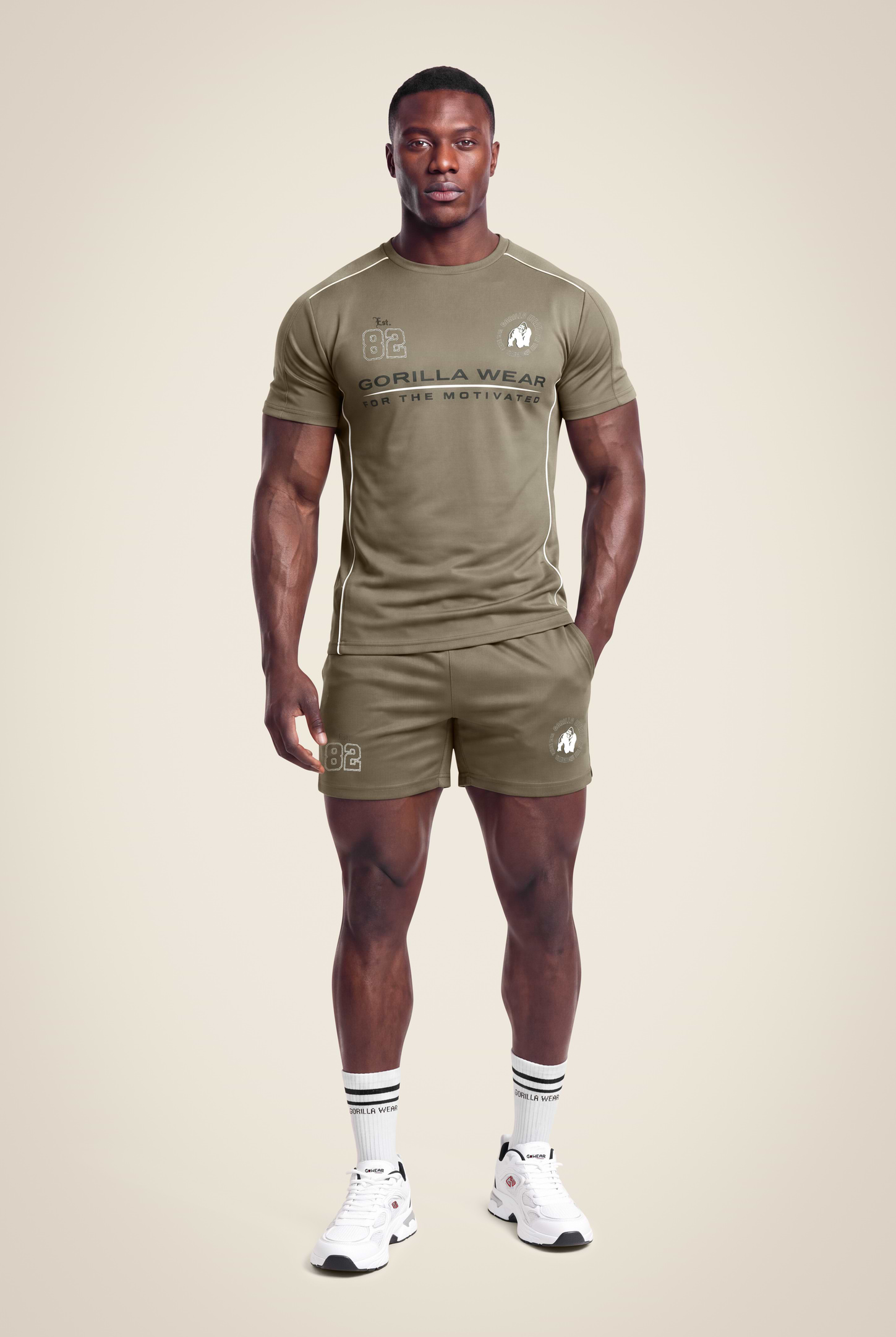 Gorilla Wear Broxton T-Shirt T-Shirt & Tops Army Green