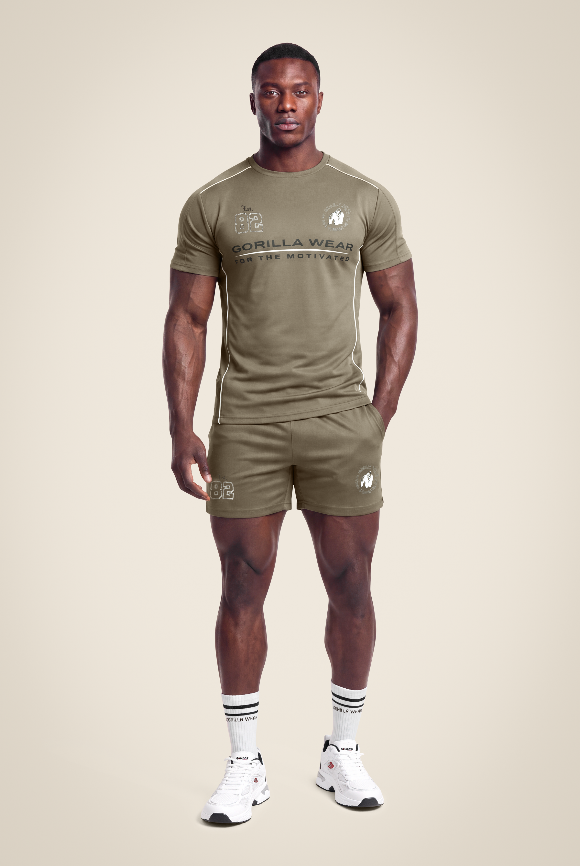 Gorilla Wear Broxton T-Shirt T-Shirt & Tops Army Green