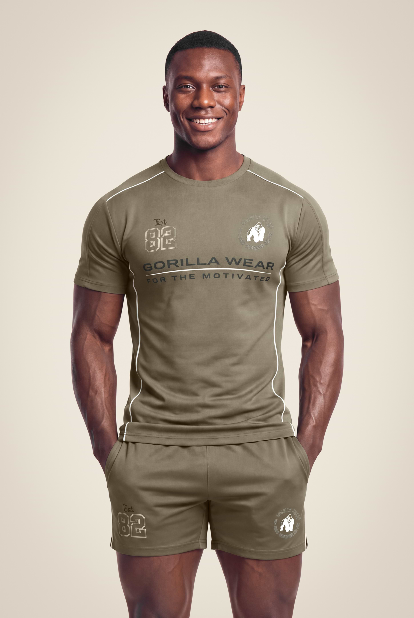 Gorilla Wear Broxton T-Shirt T-Shirt & Tops Army Green