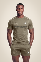 Gorilla Wear Broxton T-Shirt T-Shirt & Tops Army Green