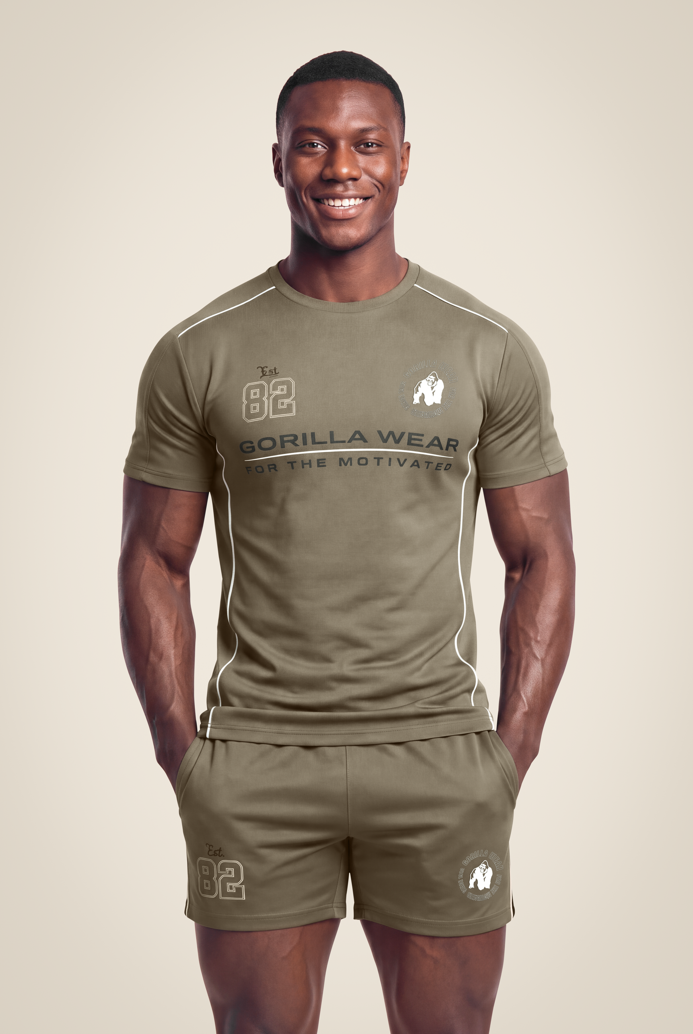 Gorilla Wear Broxton T-Shirt T-Shirt & Tops Army Green