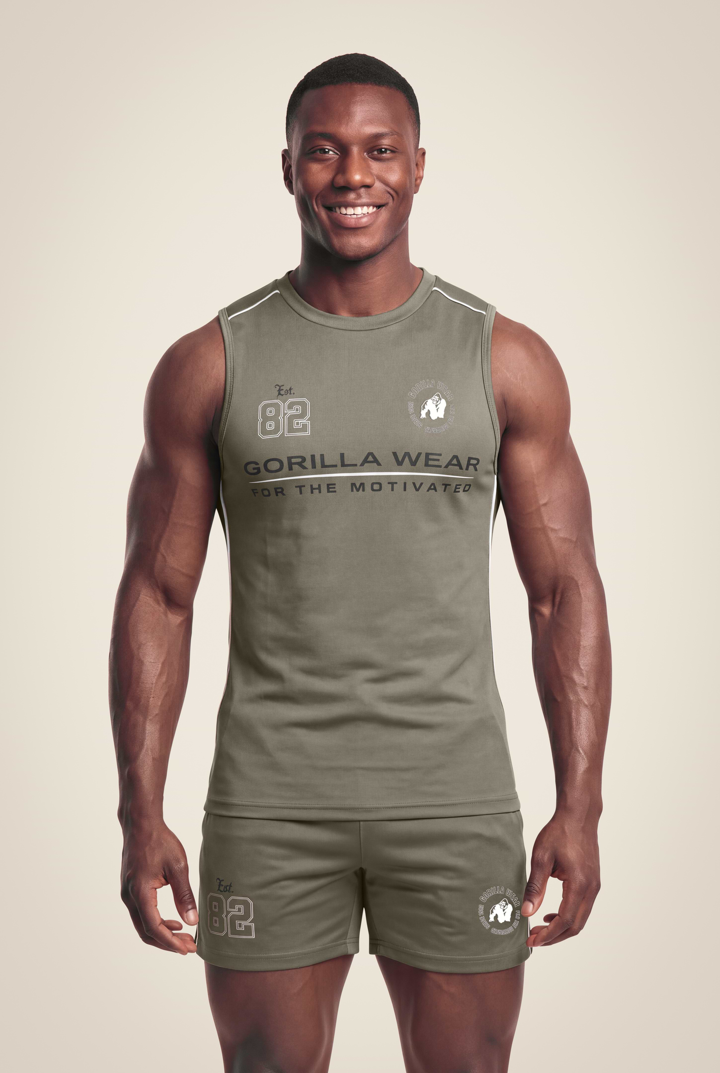Gorilla Wear Broxton Tank Top Tank Top Army Green