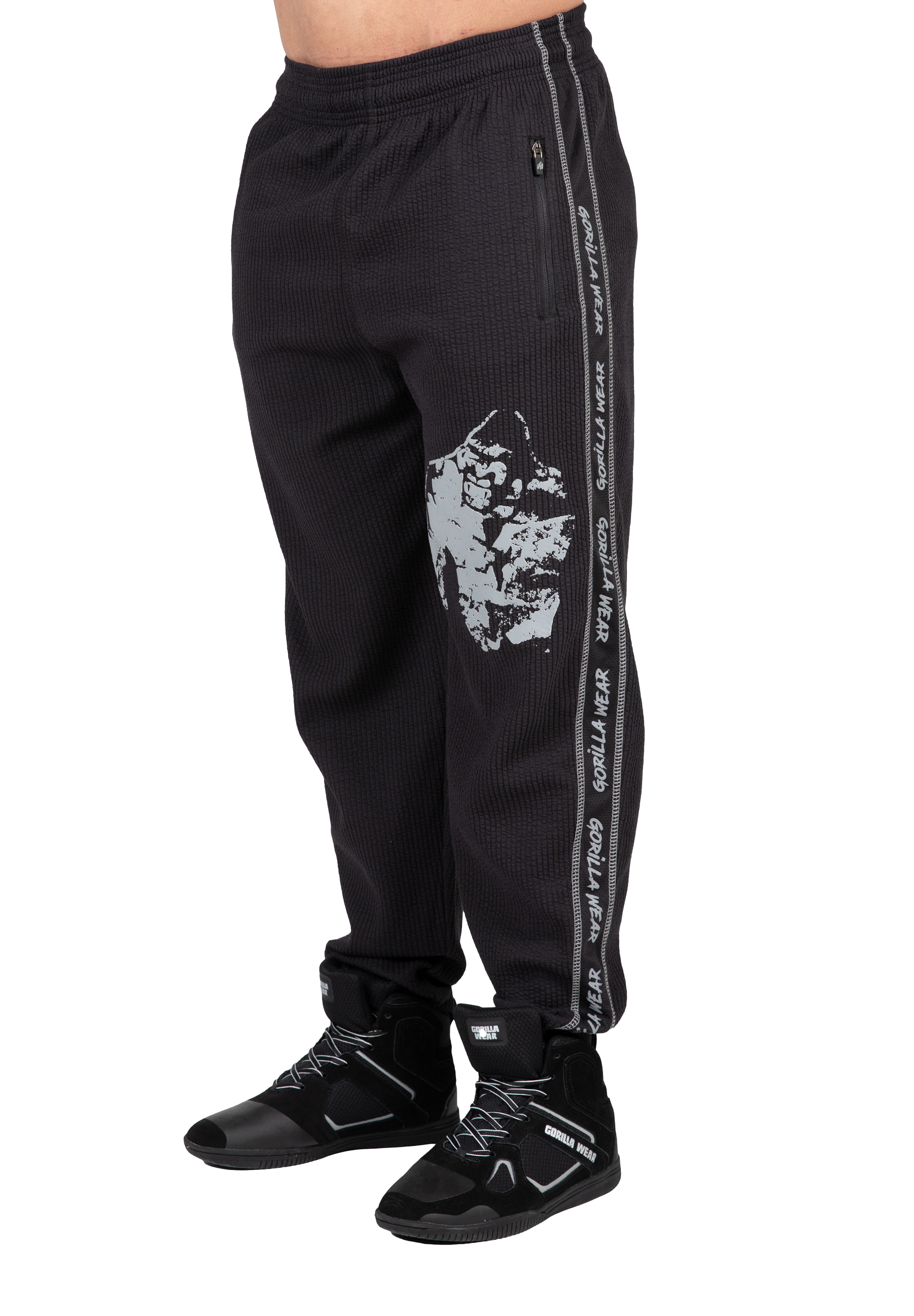 Gorilla Wear Buffalo Old School Workout Pants Pants Black/Gray