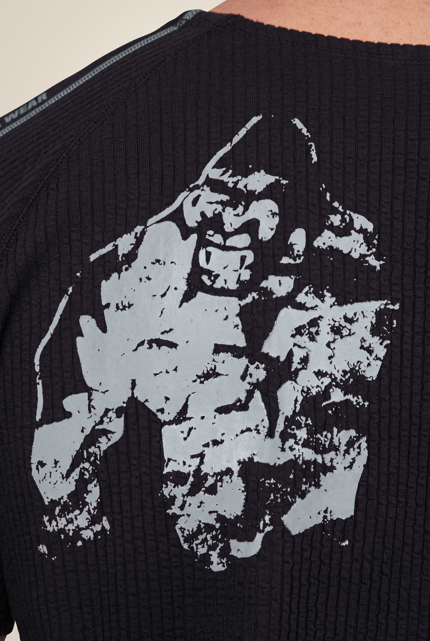 Gorilla Wear Buffalo Old School Workout Top T-Shirt & Tops Black/Gray