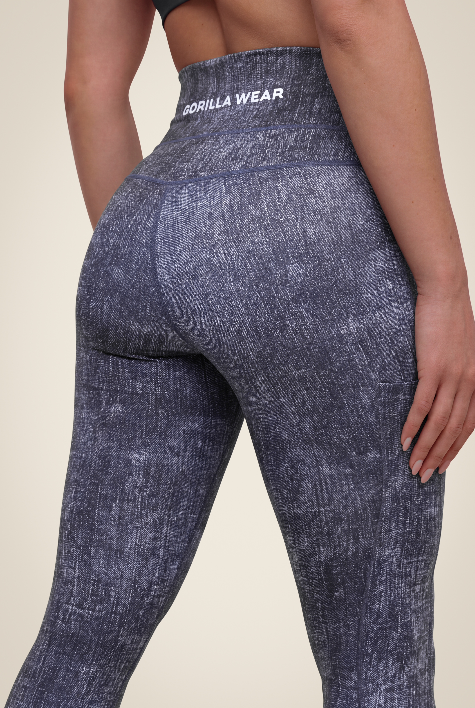 Gorilla Wear Camilla Leggings Leggings Blue Denim