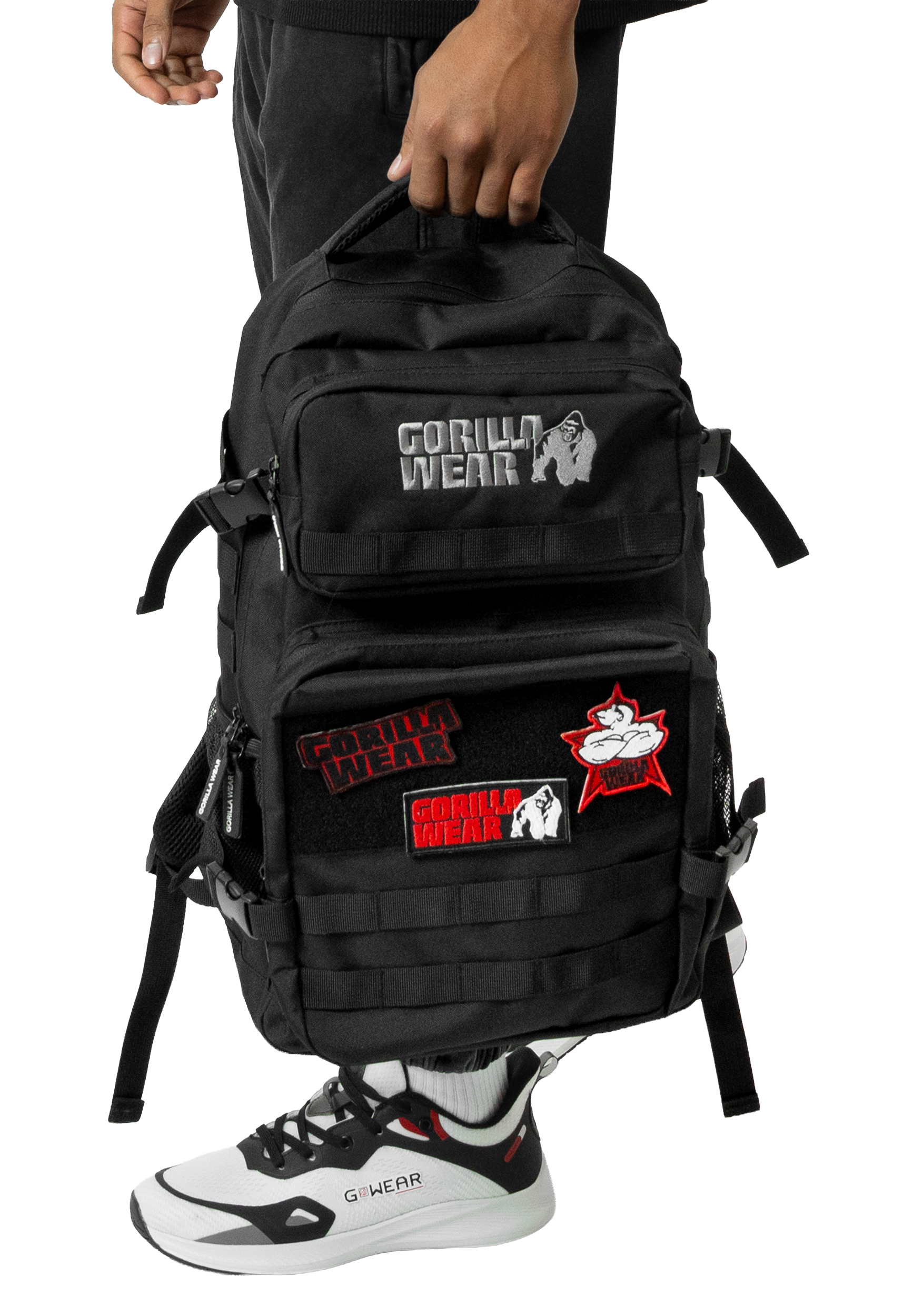 Gorilla Wear Cardiff Backpack Gym Bags & Backpacks Black