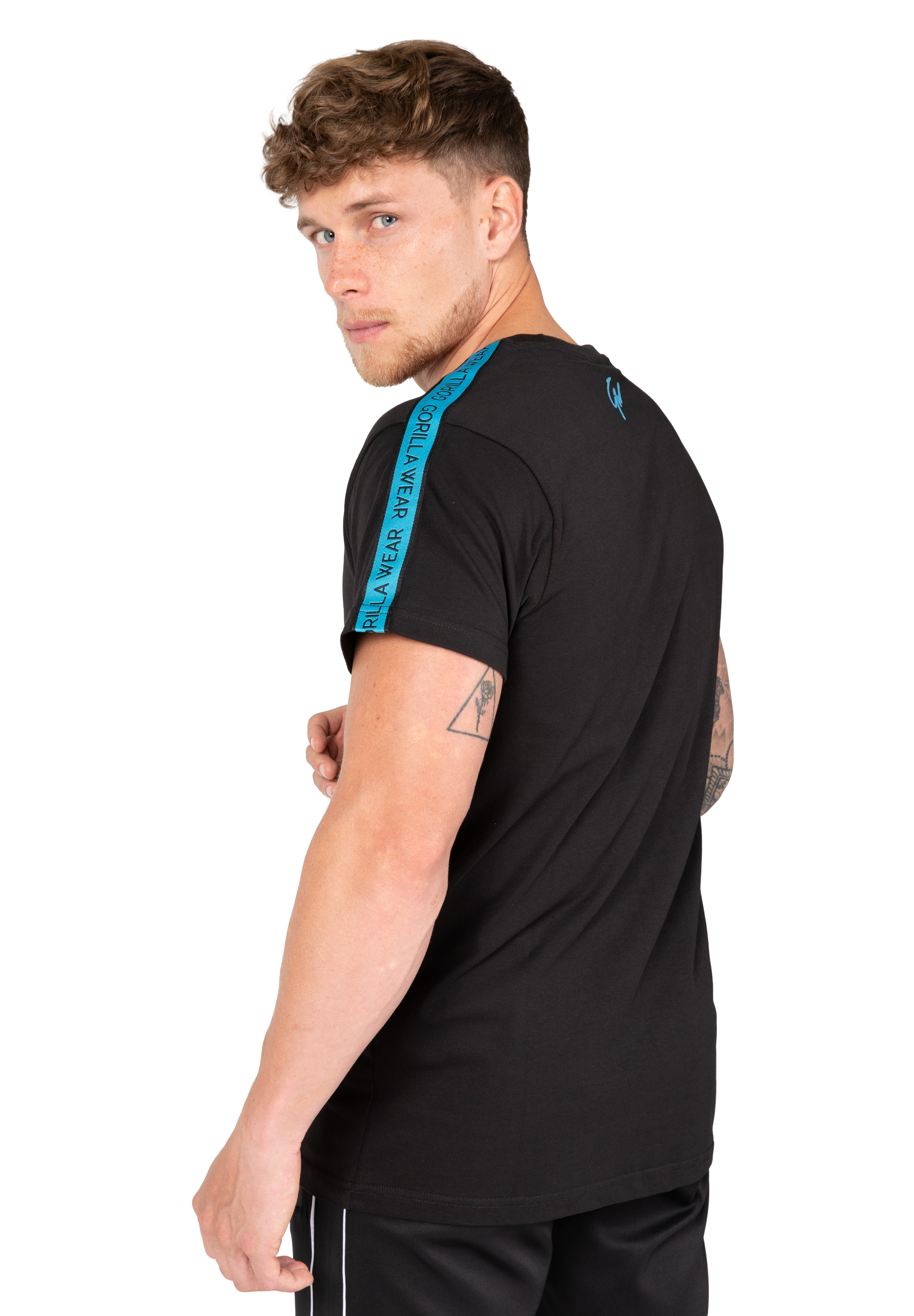 Gorilla Wear Chester T-shirt T-Shirt & Tops Black/Blue