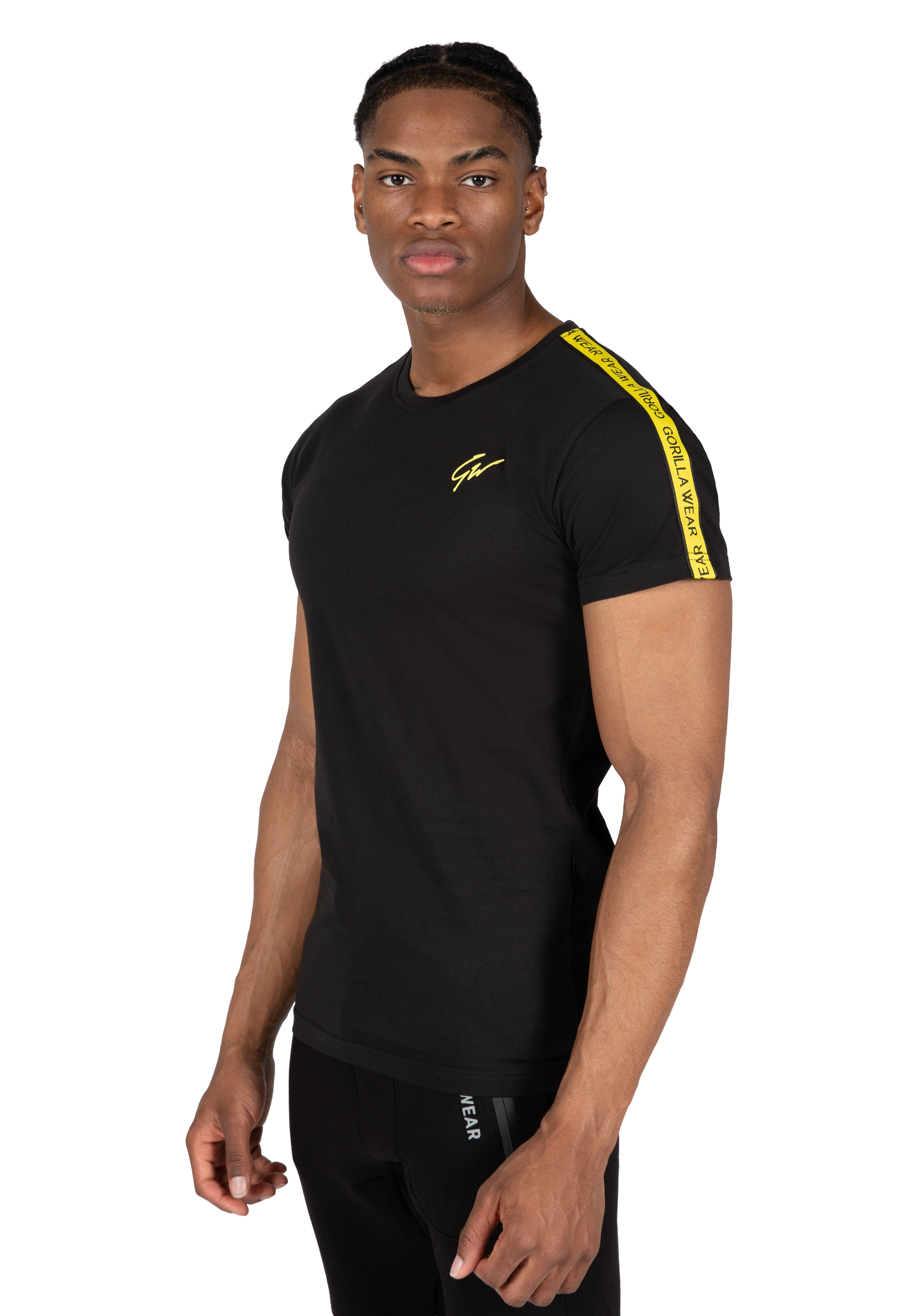 Gorilla Wear Chester T-shirt T-Shirt & Tops Black/Yellow