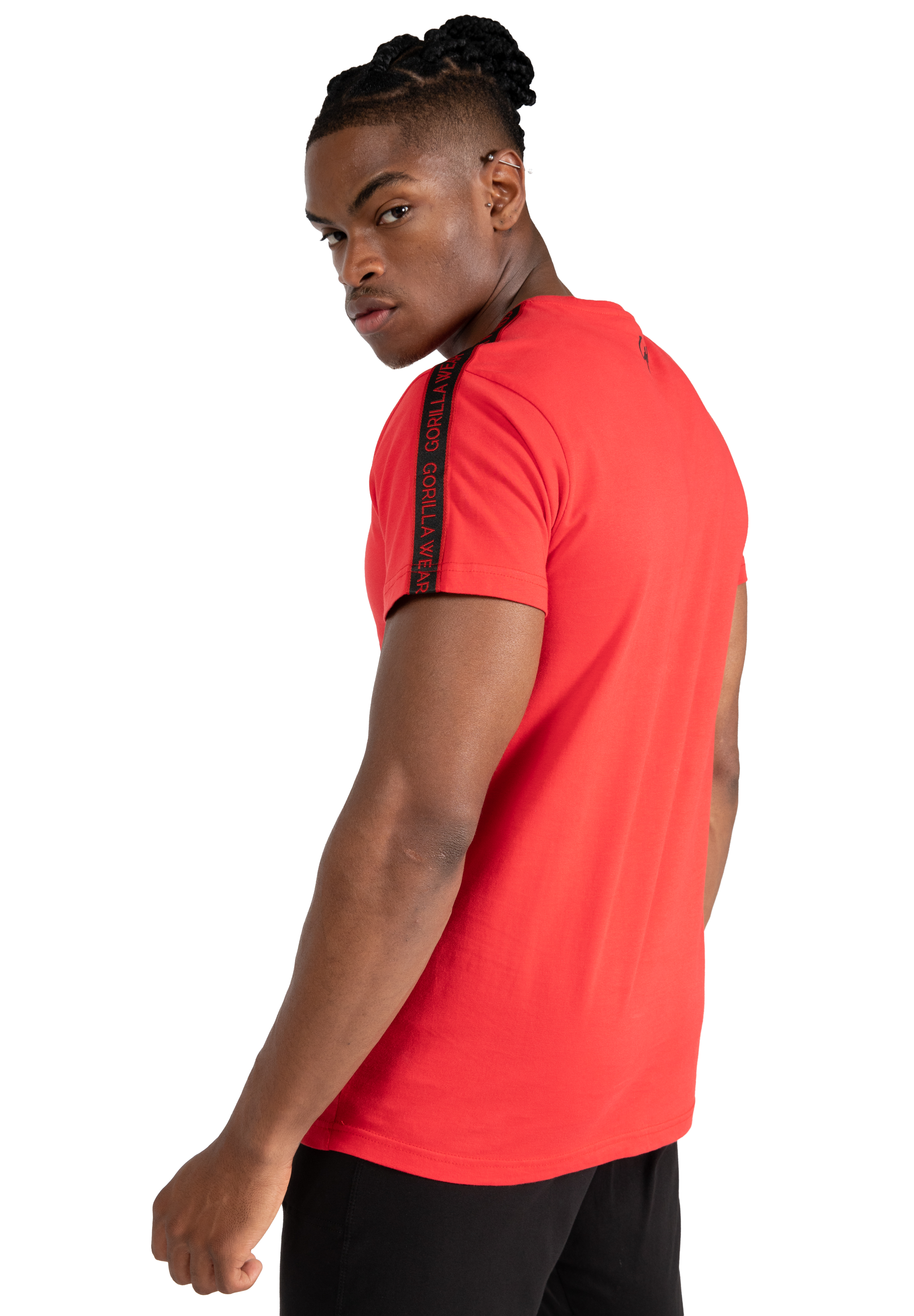 Gorilla Wear Chester T-shirt T-Shirt & Tops Red/Black
