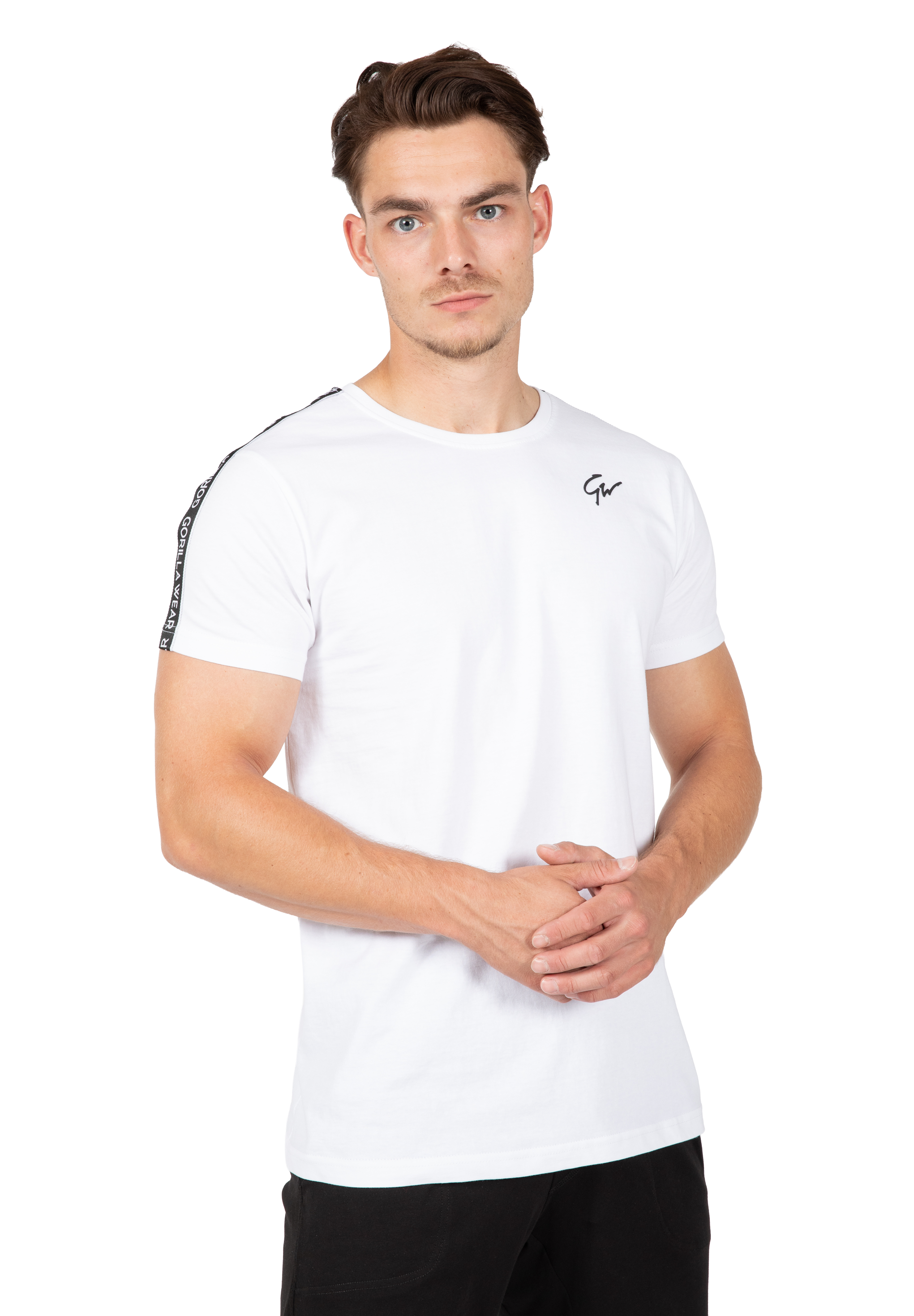 Gorilla Wear Chester T-shirt T-Shirt & Tops White/Black