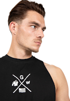 Gorilla Wear Cisco Drop Armhole Tank Top Tank Top Black/White