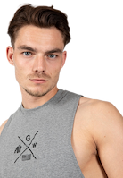 Gorilla Wear Cisco Drop Armhole Tank Top Tank Top Gray/Black