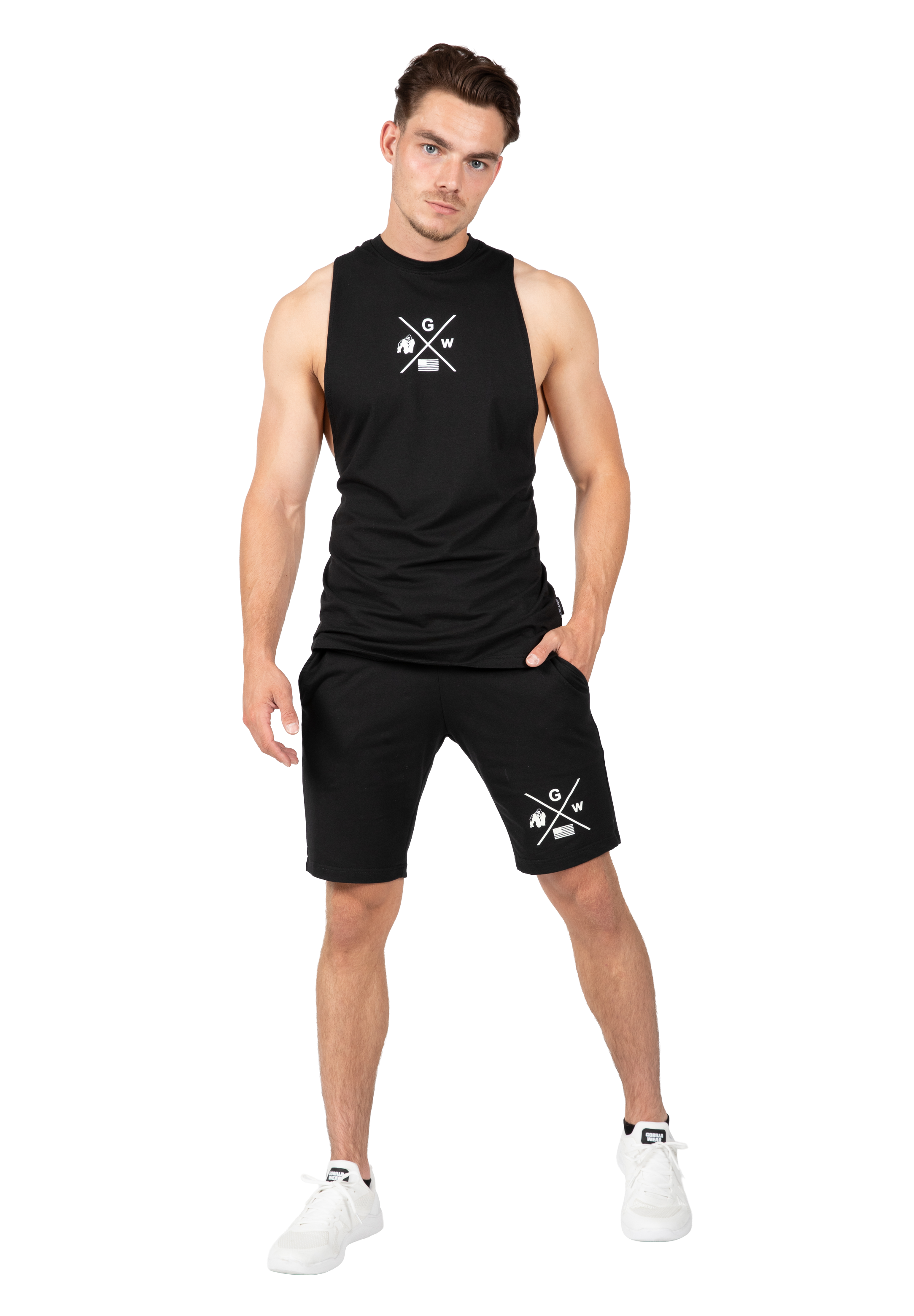 Gorilla Wear Cisco Shorts Shorts Black/White