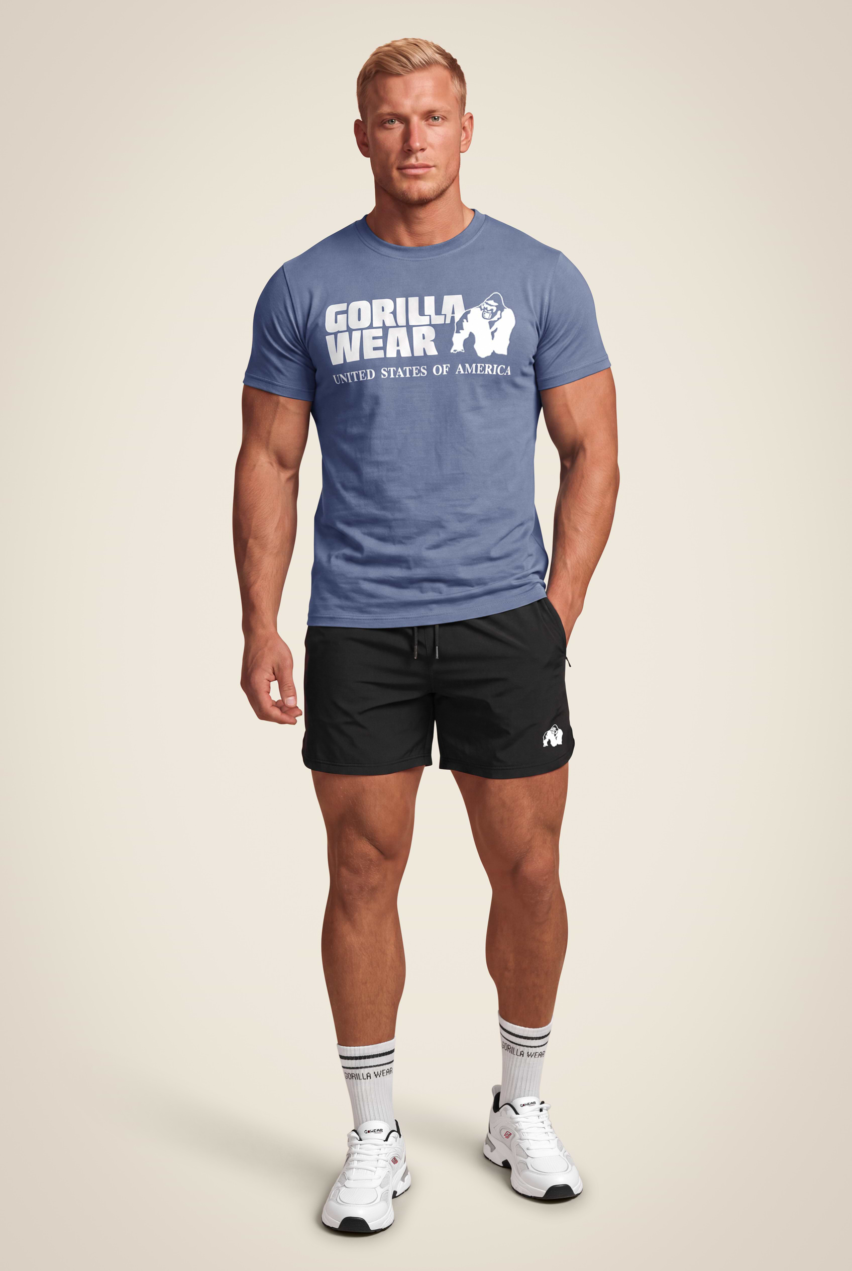Gorilla Wear Classic T-Shirt T-Shirt & Tops Coronet Blue