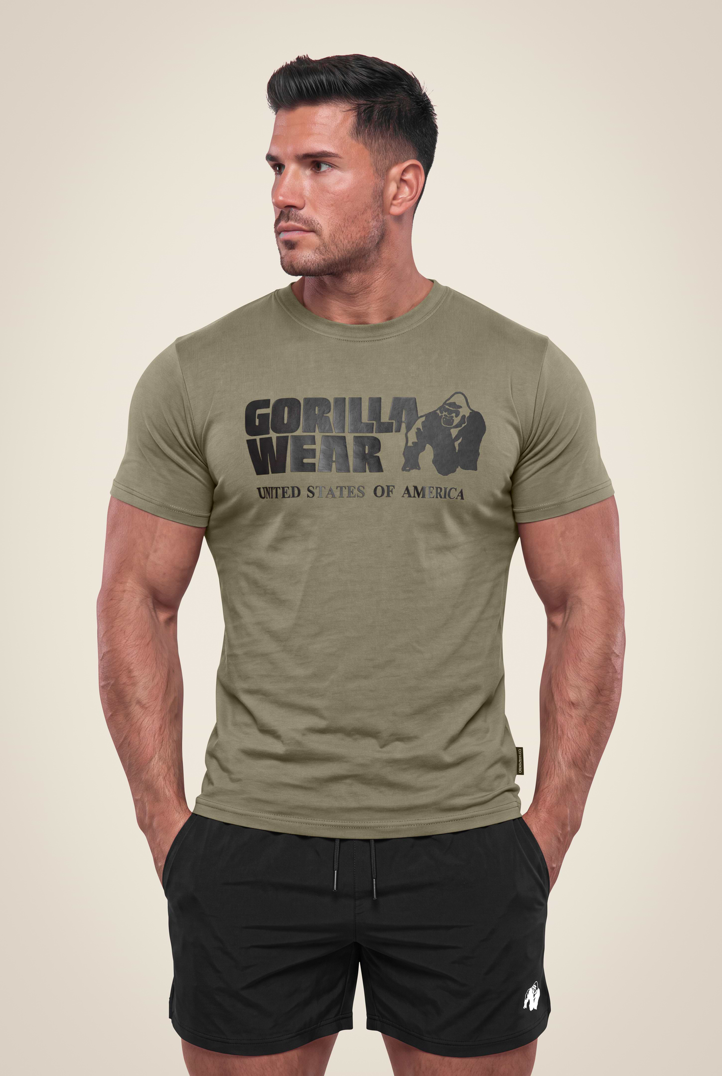 Gorilla Wear Classic T-Shirt T-Shirt & Tops Army Green