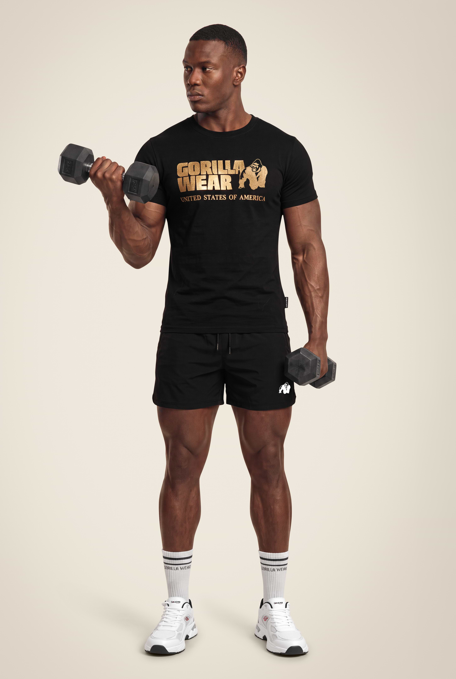 Gorilla Wear Classic T-Shirt T-Shirt & Tops Black/Gold