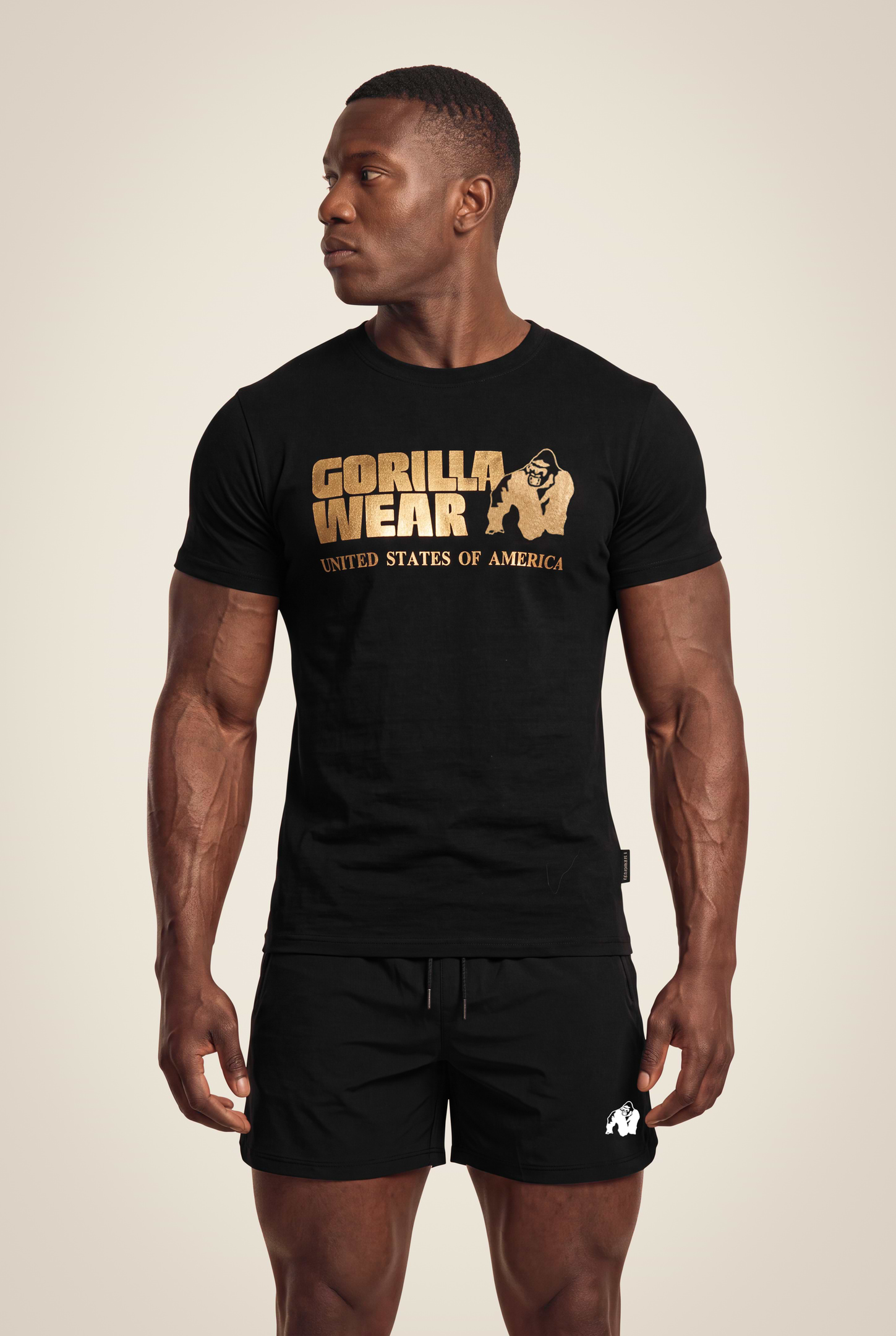 Gorilla Wear Classic T-Shirt T-Shirt & Tops Black/Gold