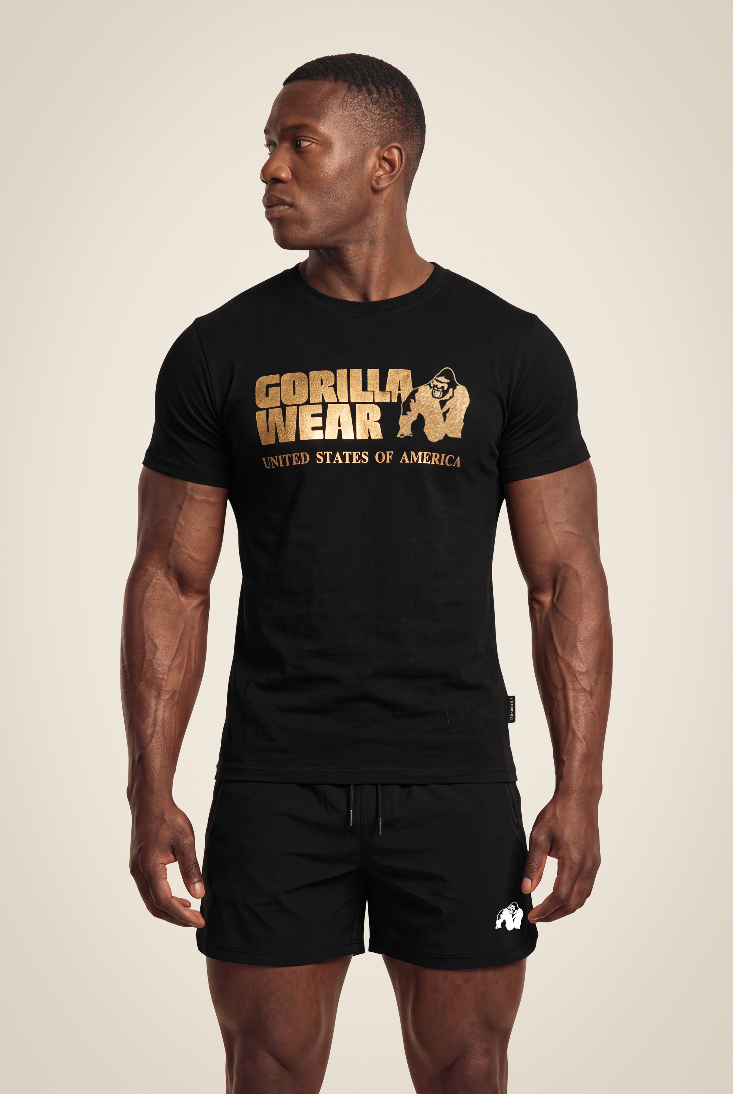 Gorilla Wear Classic T-Shirt T-Shirt & Tops Black/Gold
