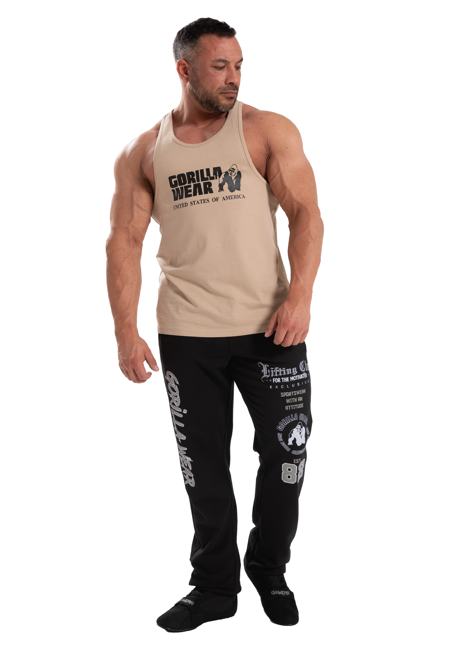 Gorilla Wear Classic Tank Top Tank Top Light Brown