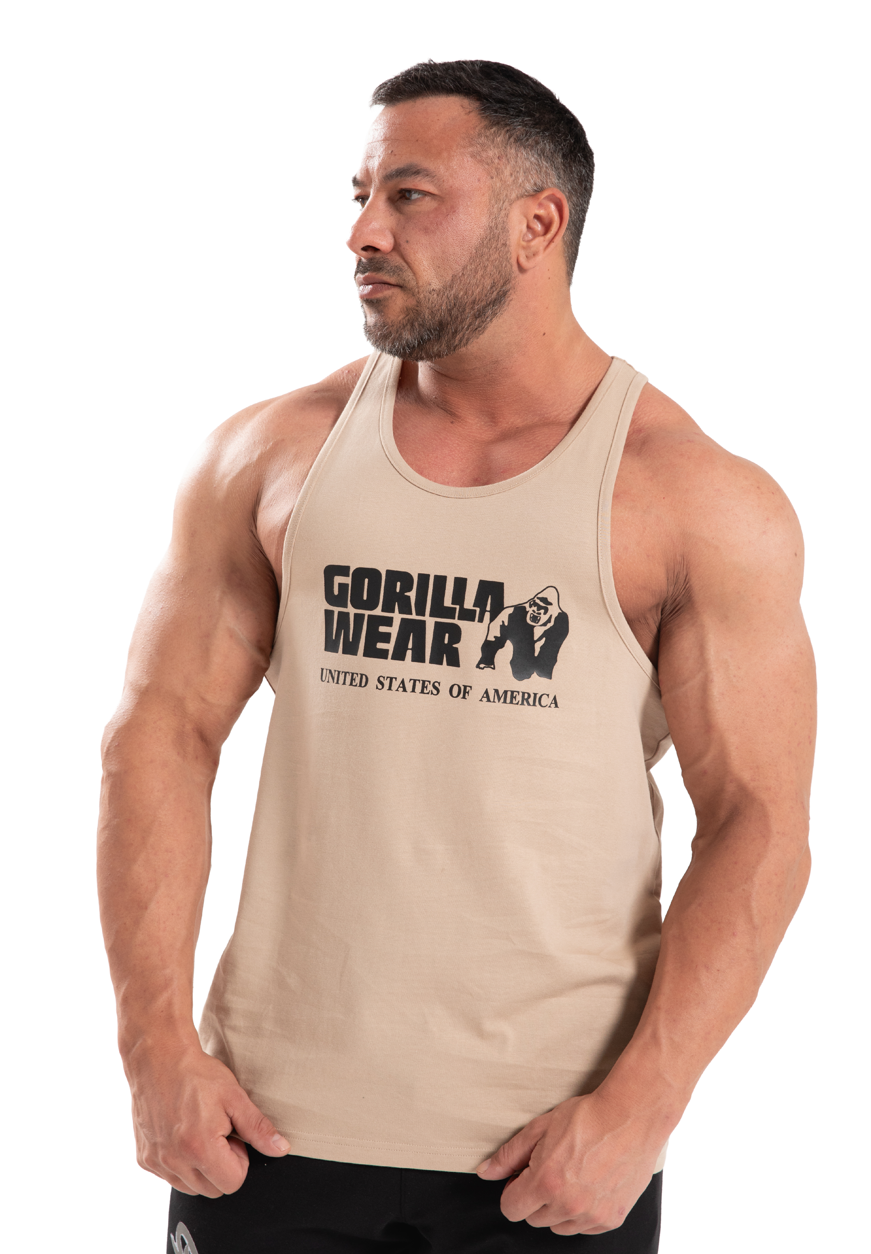 Gorilla Wear Classic Tank Top Tank Top Light Brown