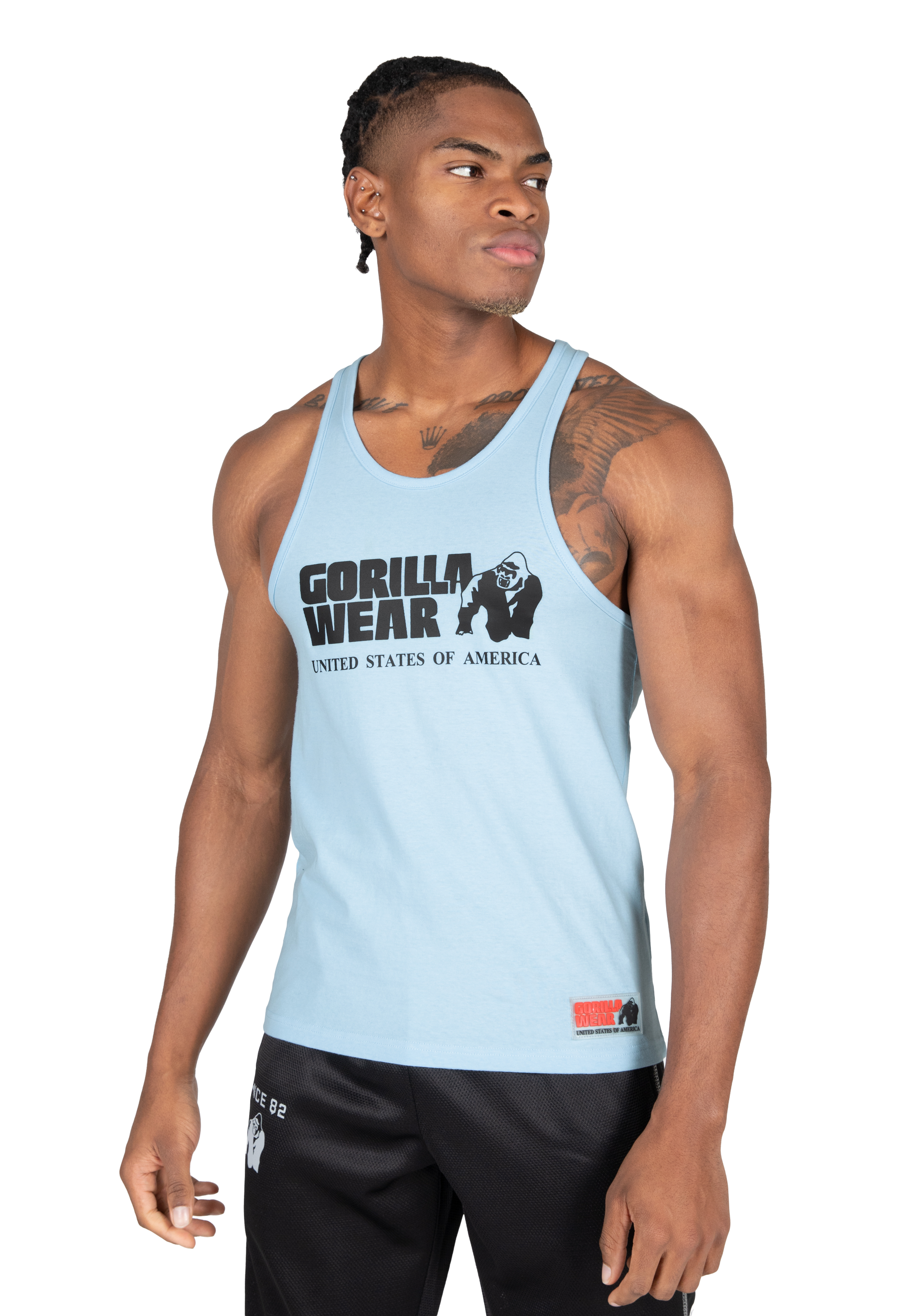 Gorilla Wear Classic Tank Top Tank Top Light Blue