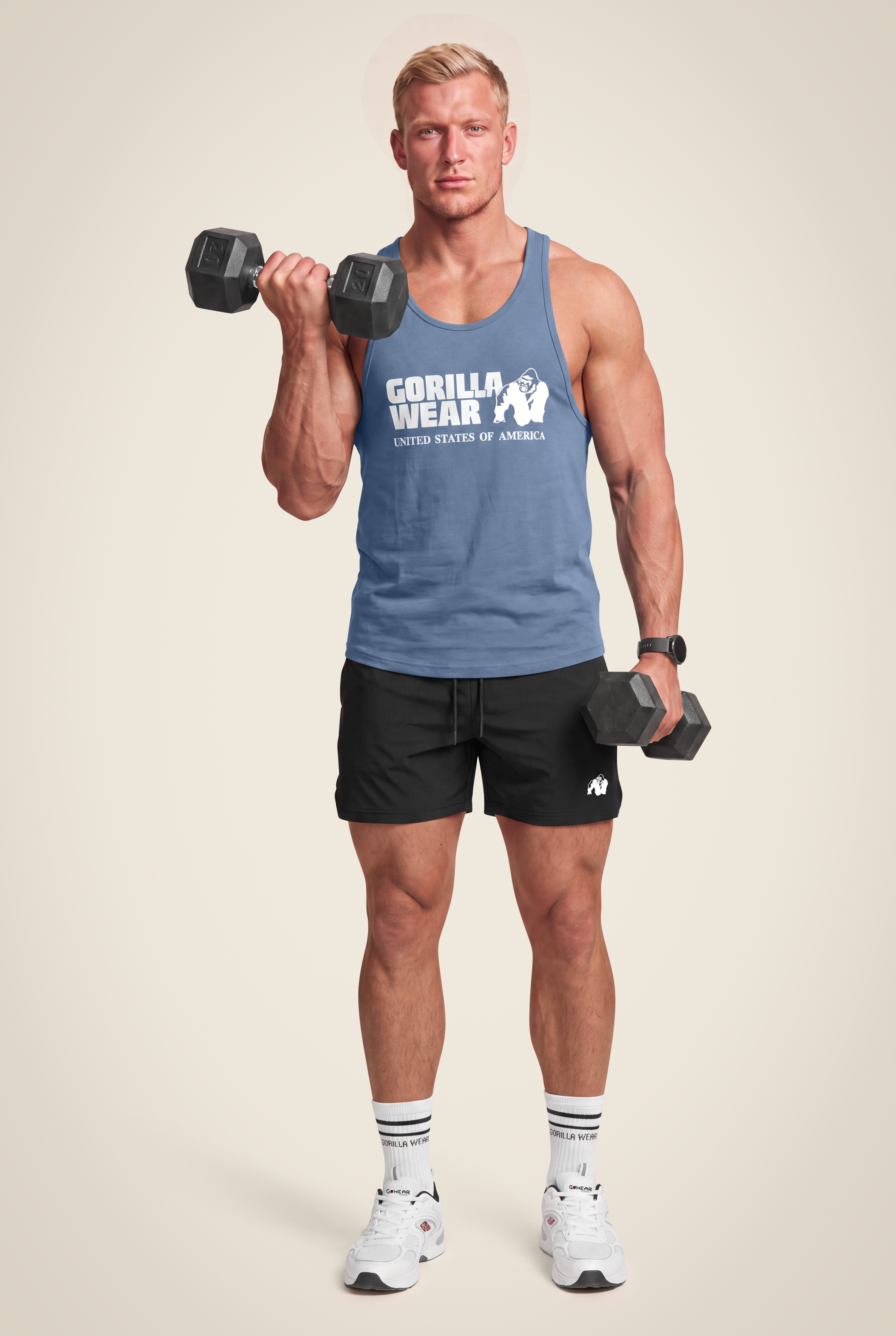 Gorilla Wear Classic Tank Top Tank Top Coronet Blue