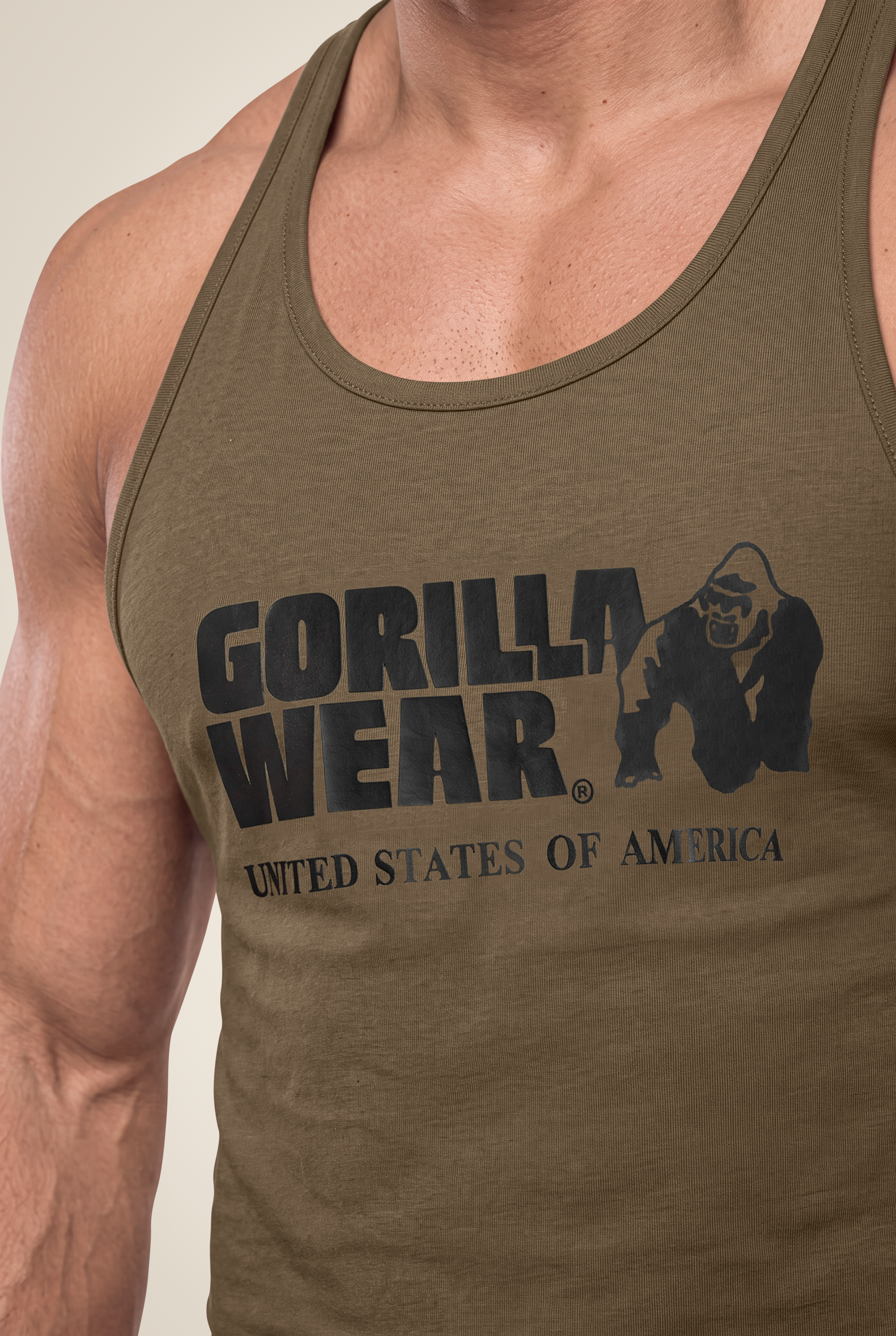 Gorilla Wear Classic Tank Top Tank Top Army Green