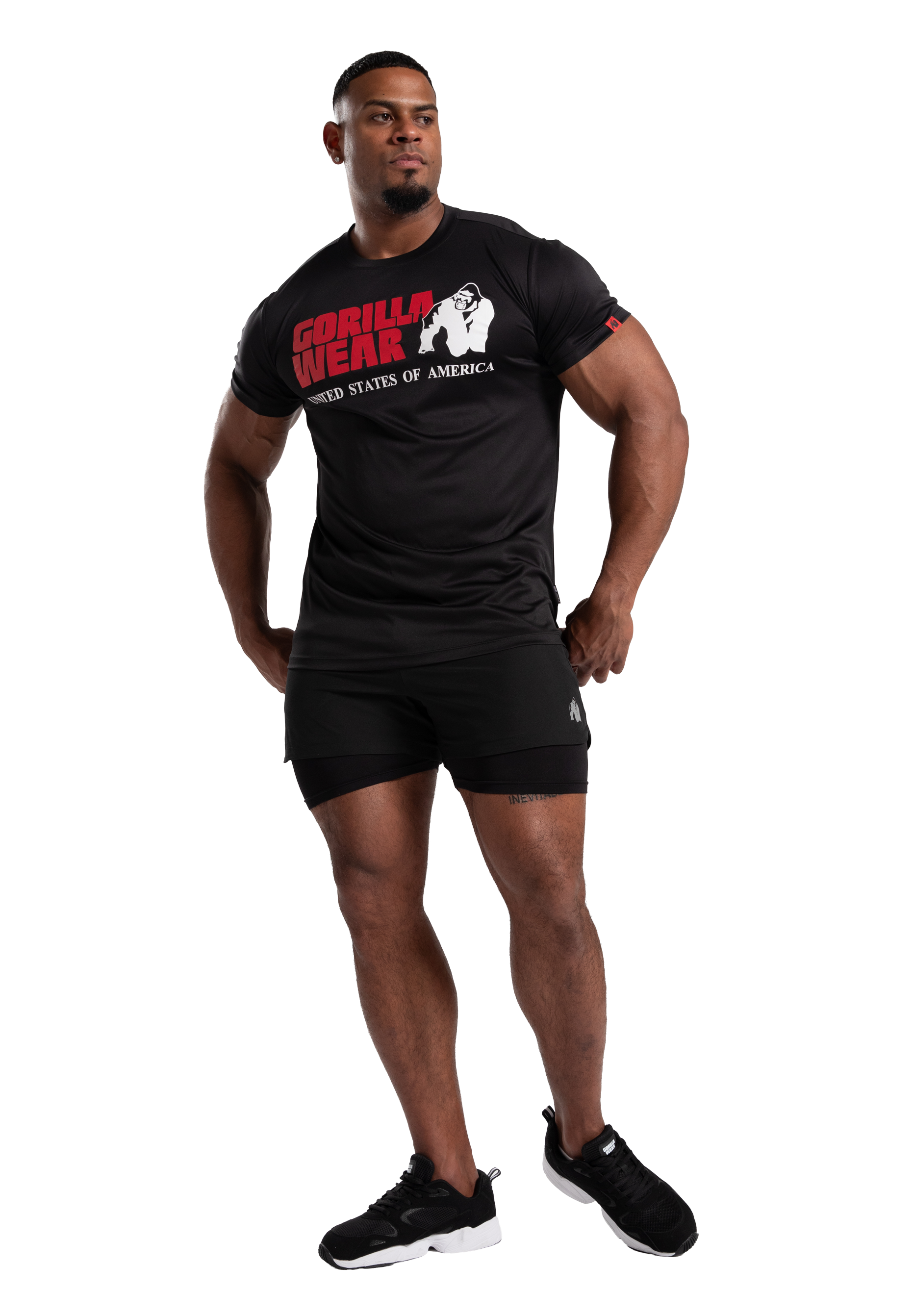 Gorilla Wear Classic Training T-Shirt T-Shirt & Tops Black