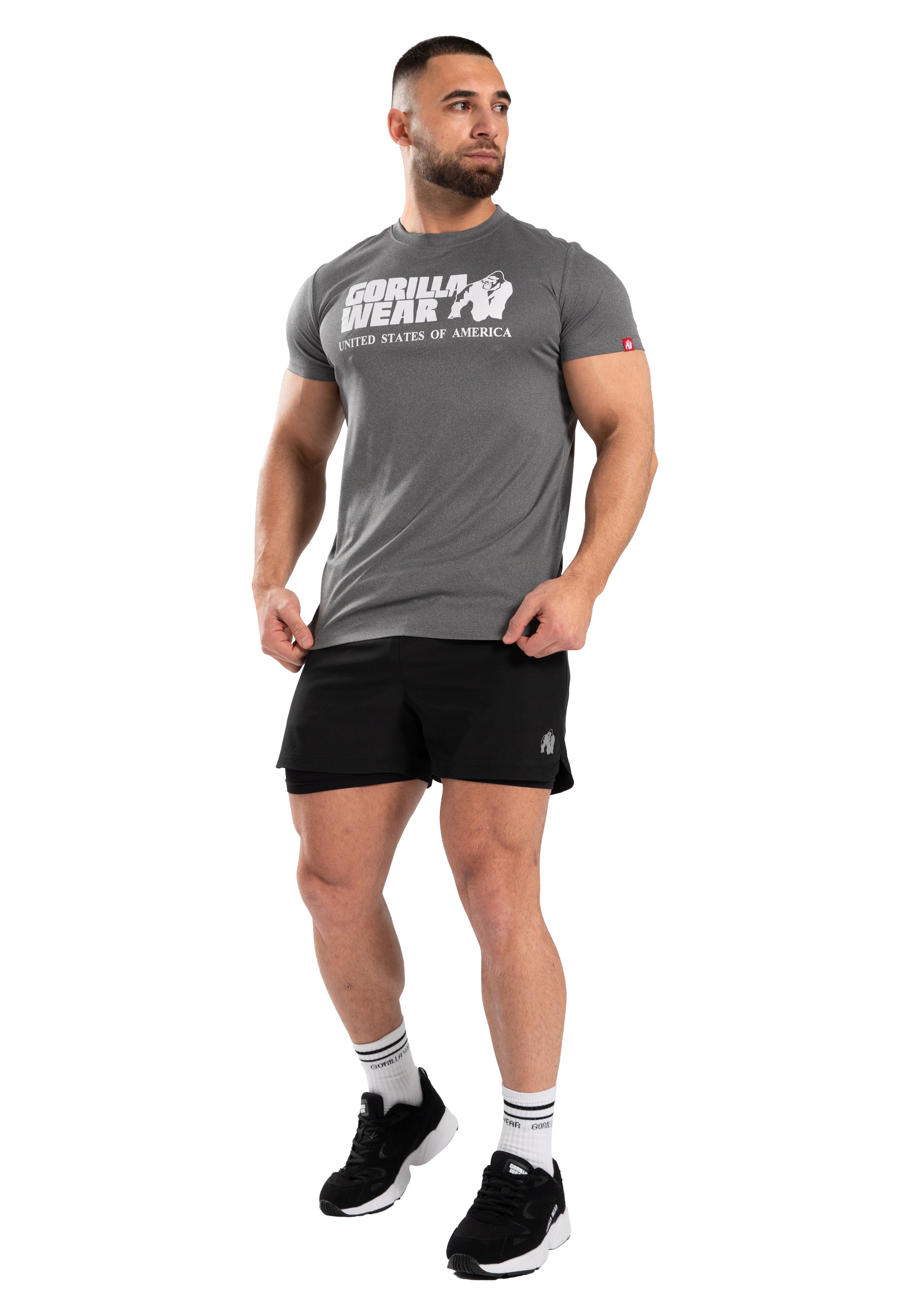 Gorilla Wear Classic Training T-Shirt T-Shirt & Tops Gray Melange