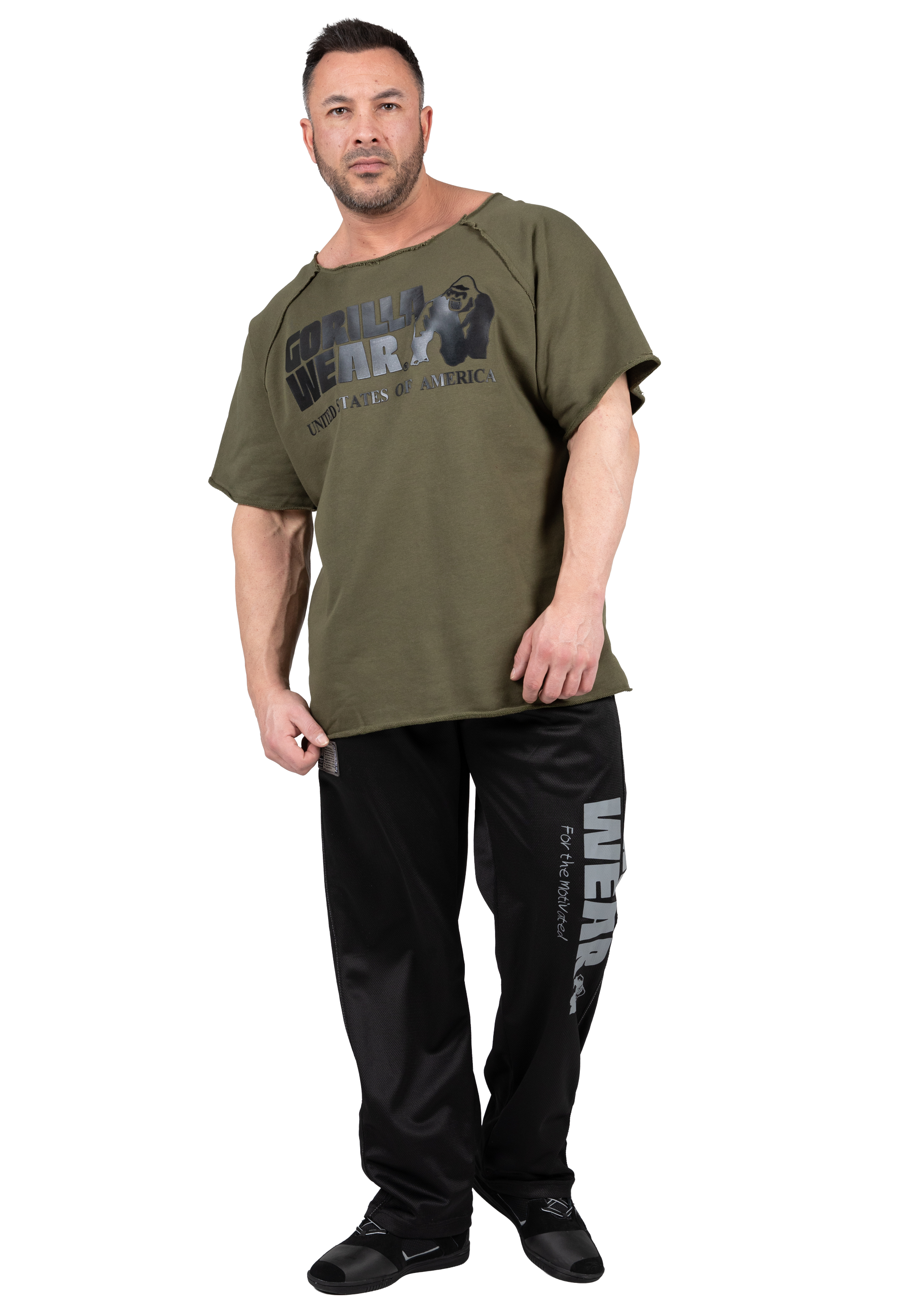 Gorilla Wear Classic Workout Top T-Shirt & Tops Army Green