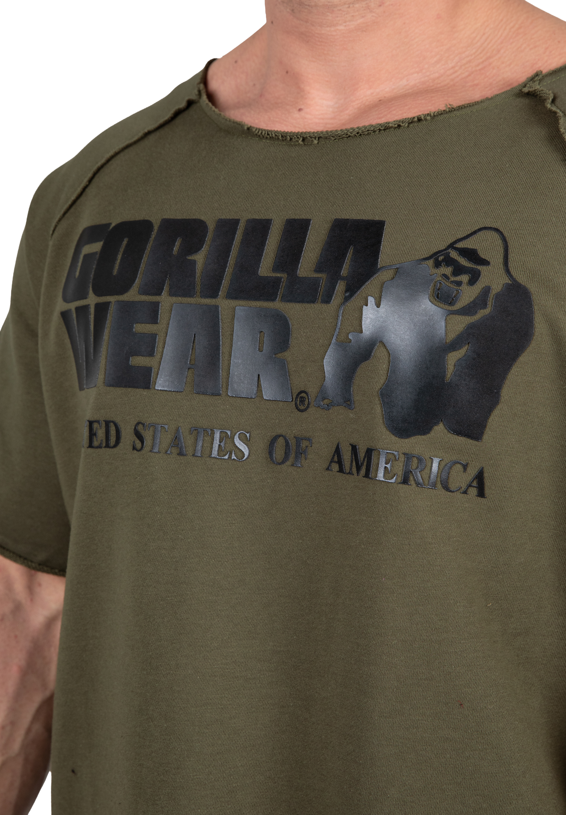 Gorilla Wear Classic Workout Top T-Shirt & Tops Army Green