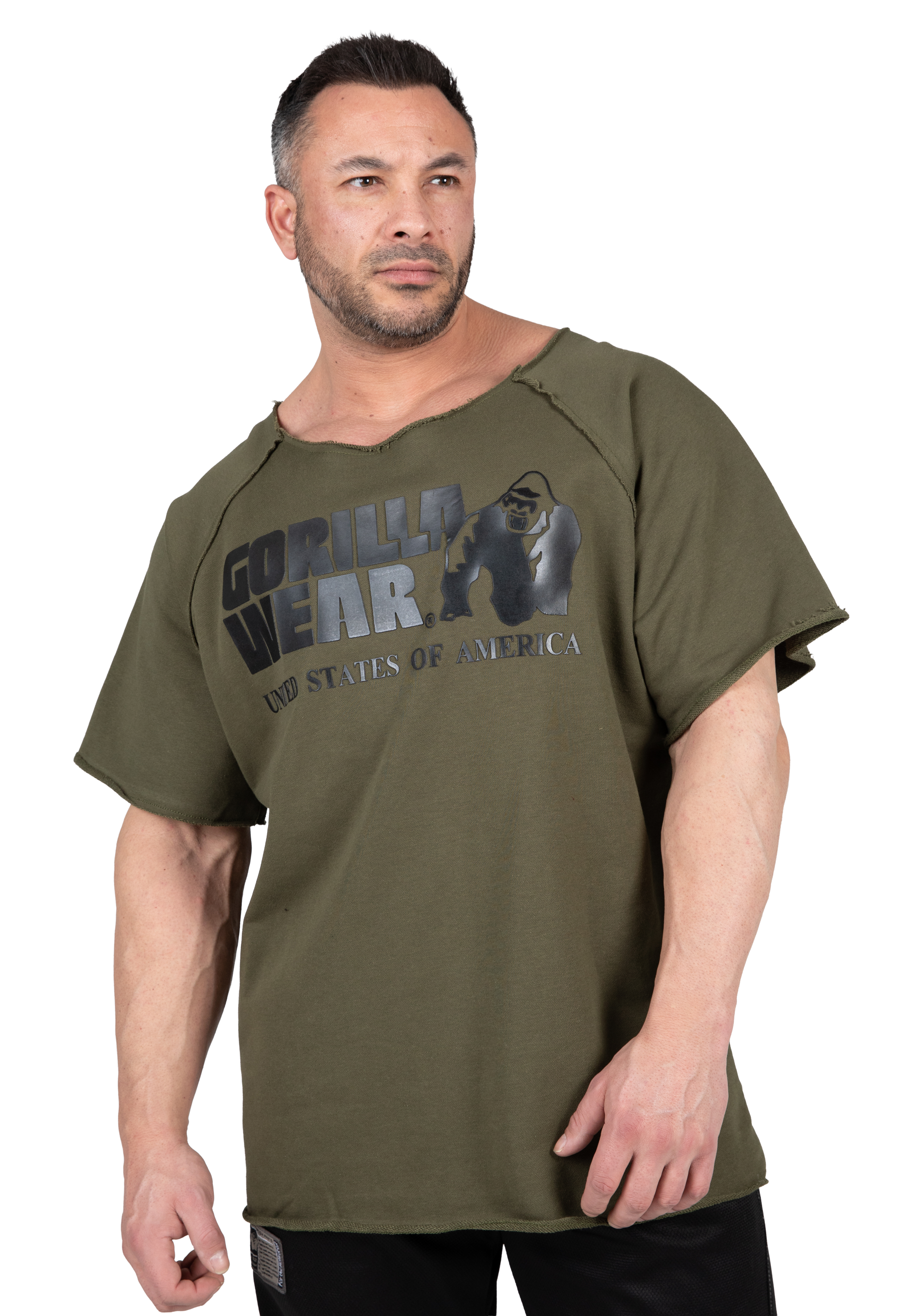 Gorilla Wear Classic Workout Top T-Shirt & Tops Army Green