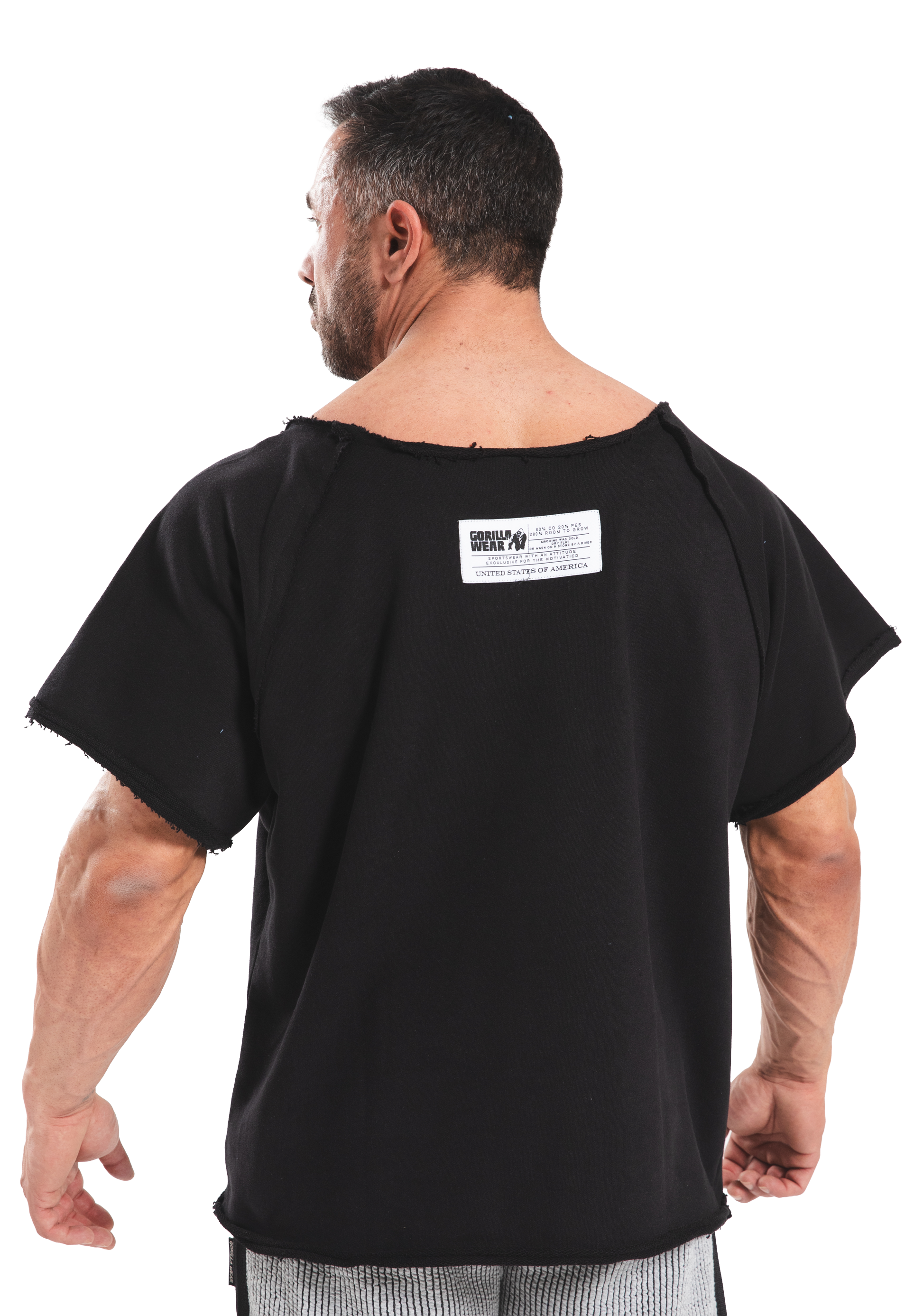 Gorilla Wear Classic Workout Top T-Shirt & Tops Black/Gold