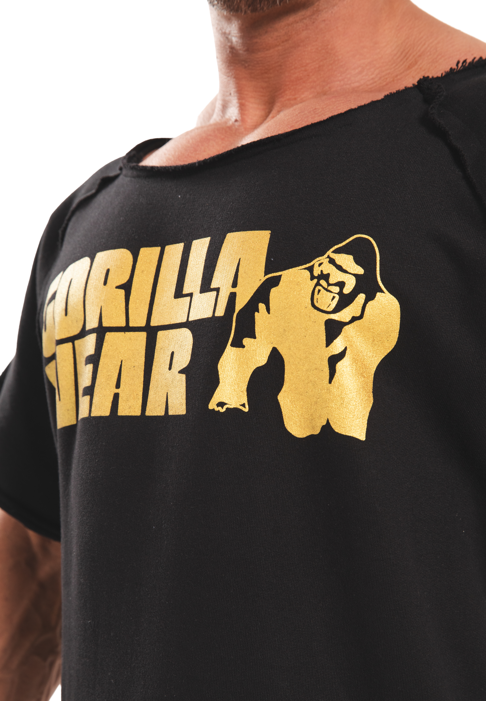 Gorilla Wear Classic Workout Top T-Shirt & Tops Black/Gold
