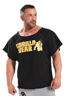 Gorilla Wear Classic Workout Top T-Shirt & Tops Black/Gold
