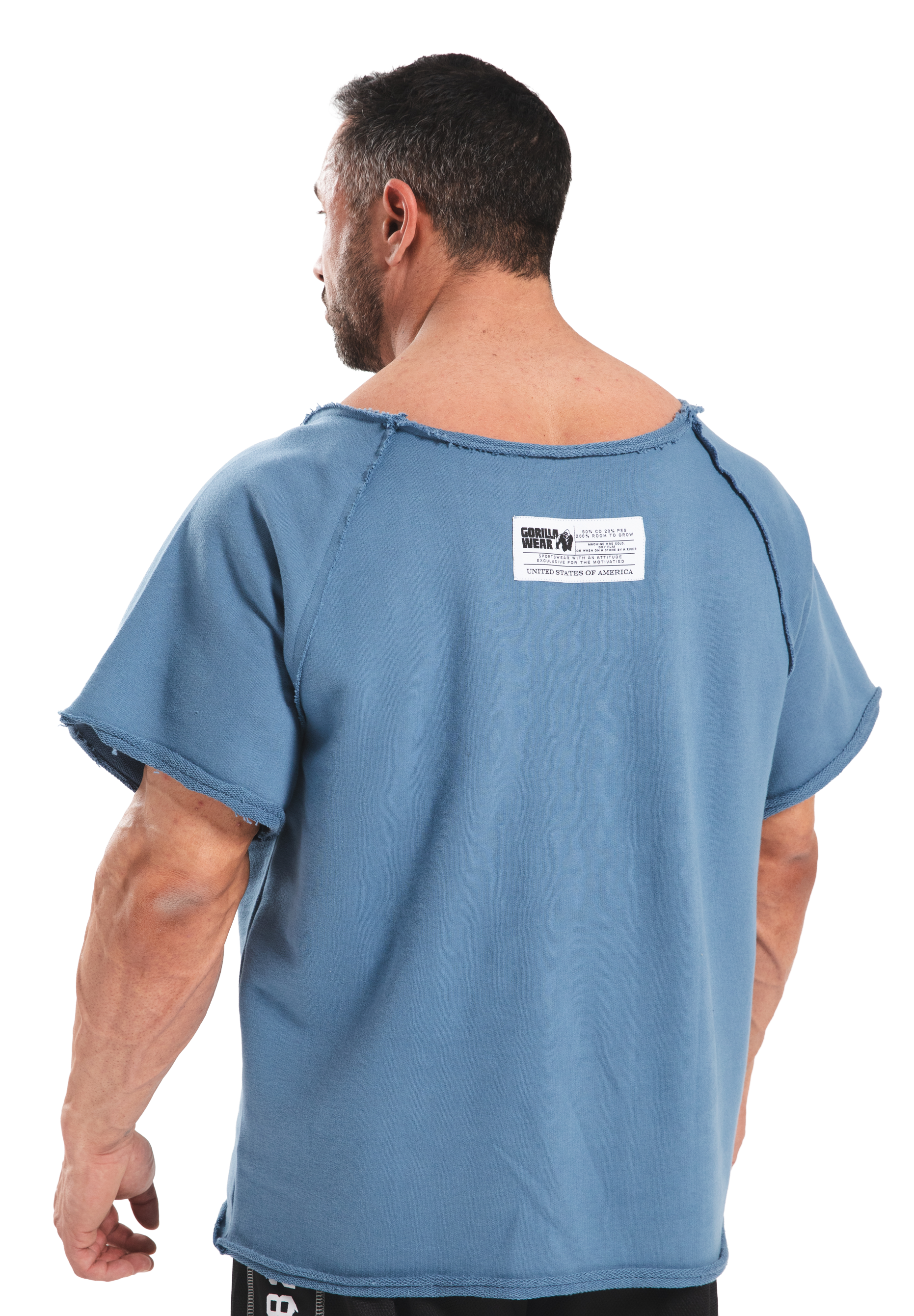 Gorilla Wear Classic Workout Top T-Shirt & Tops Coronet Blue