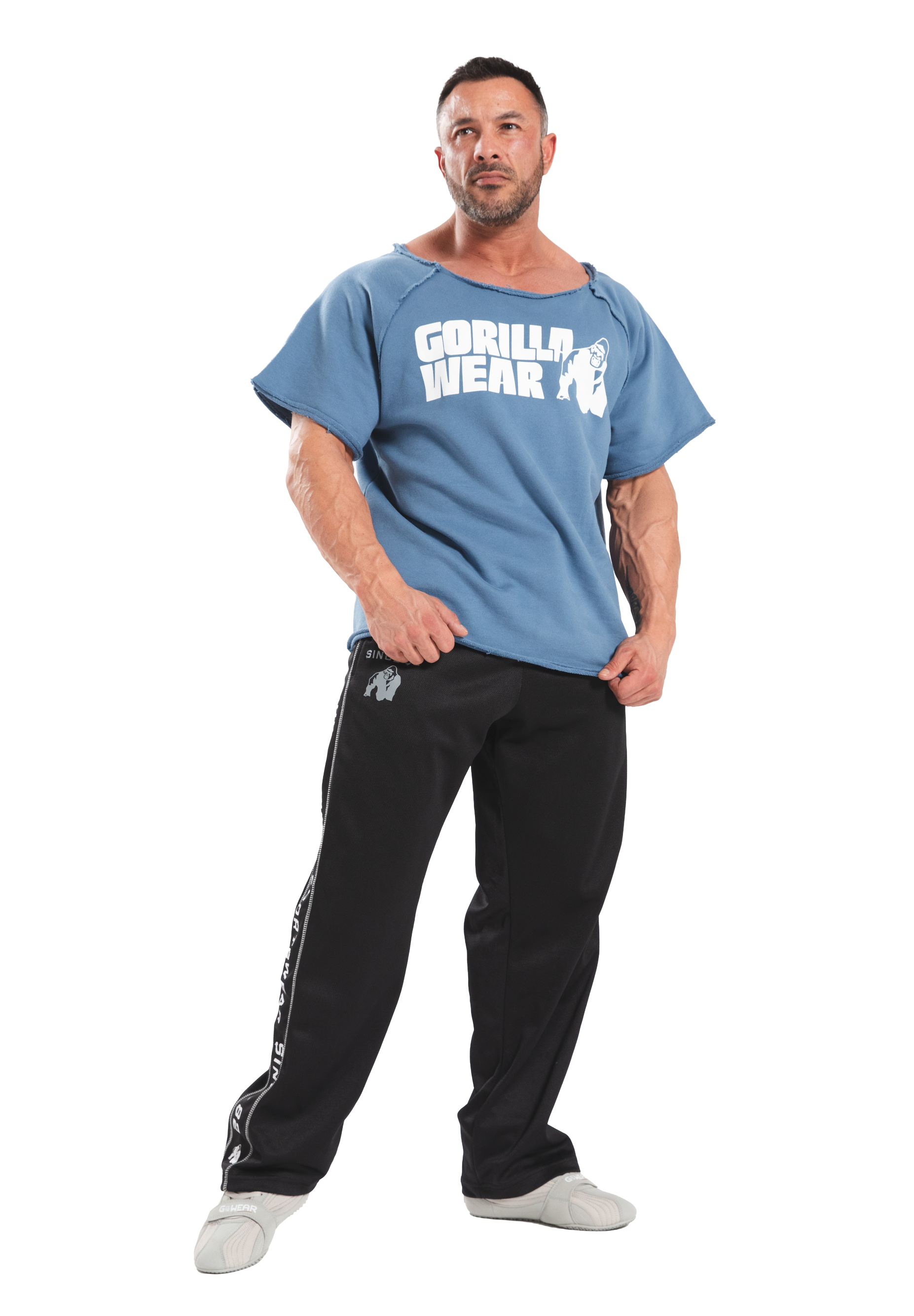 Gorilla Wear Classic Workout Top T-Shirt & Tops Coronet Blue