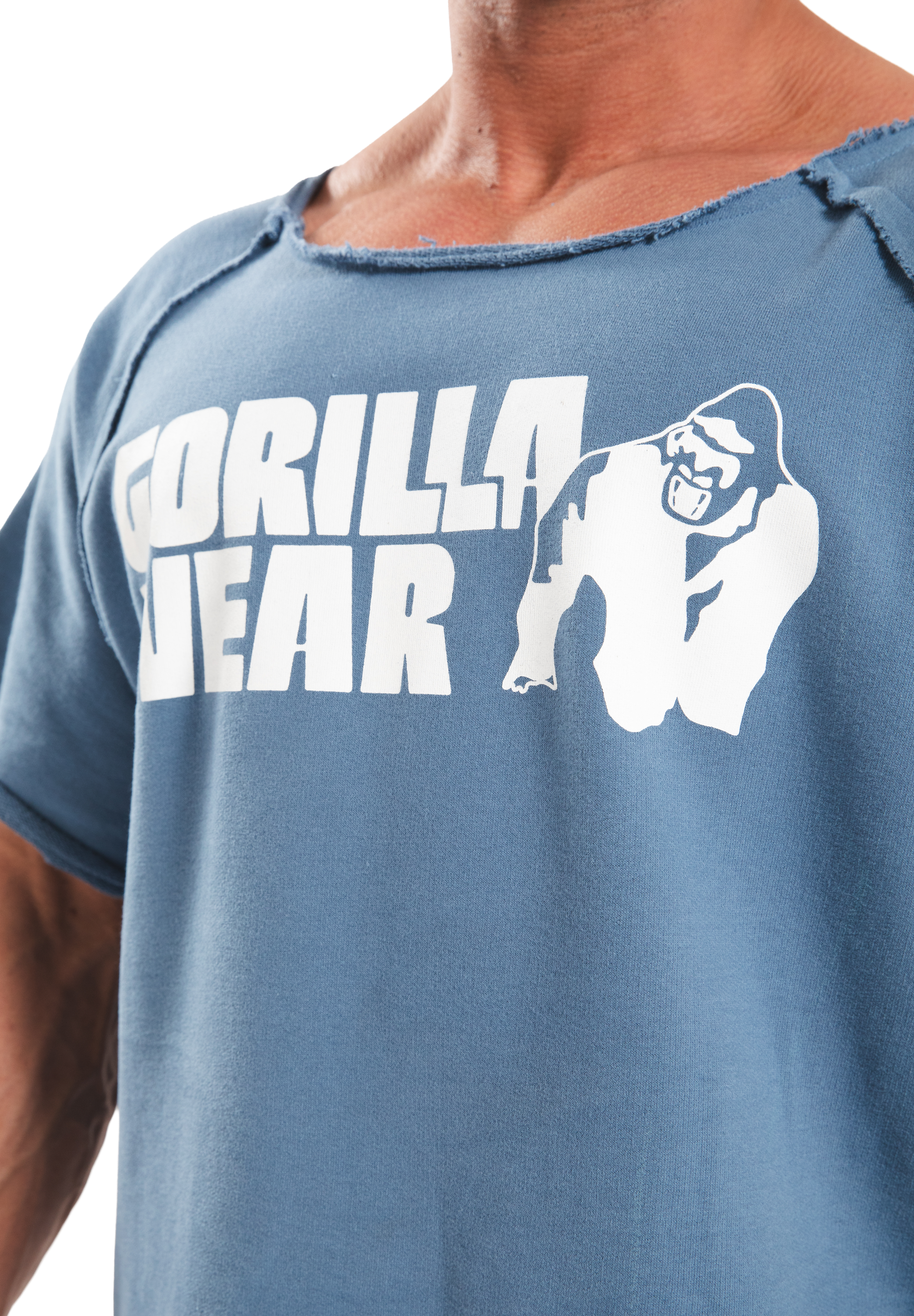 Gorilla Wear Classic Workout Top T-Shirt & Tops Coronet Blue