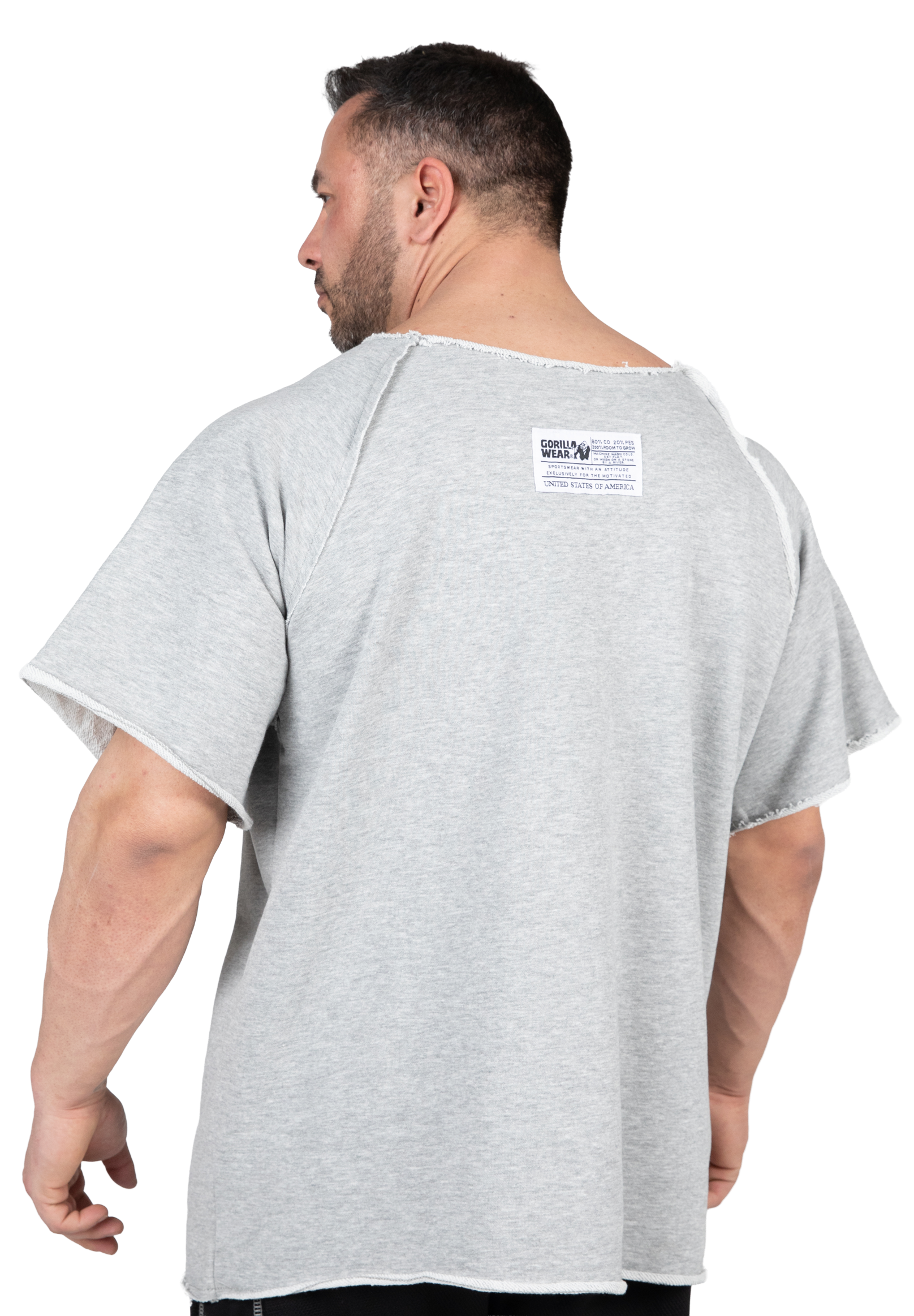 Gorilla Wear Classic Workout Top T-Shirt & Tops Gray