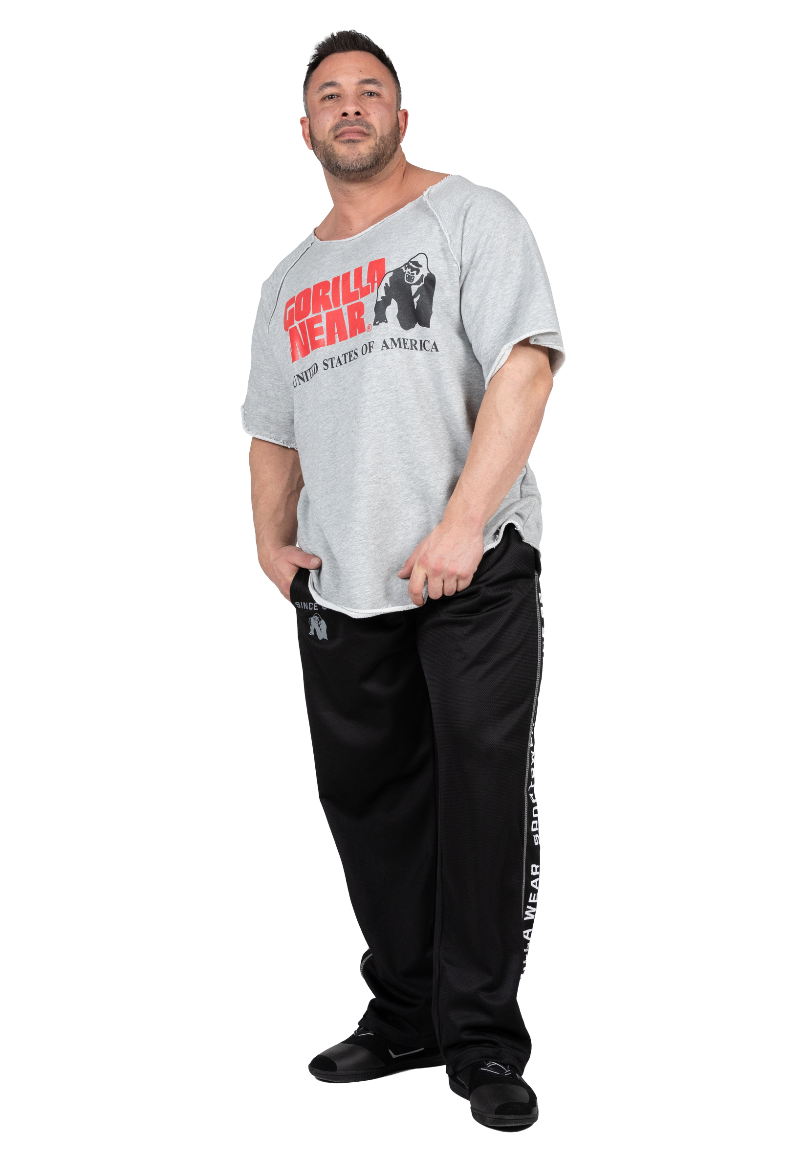 Gorilla Wear Classic Workout Top T-Shirt & Tops Gray
