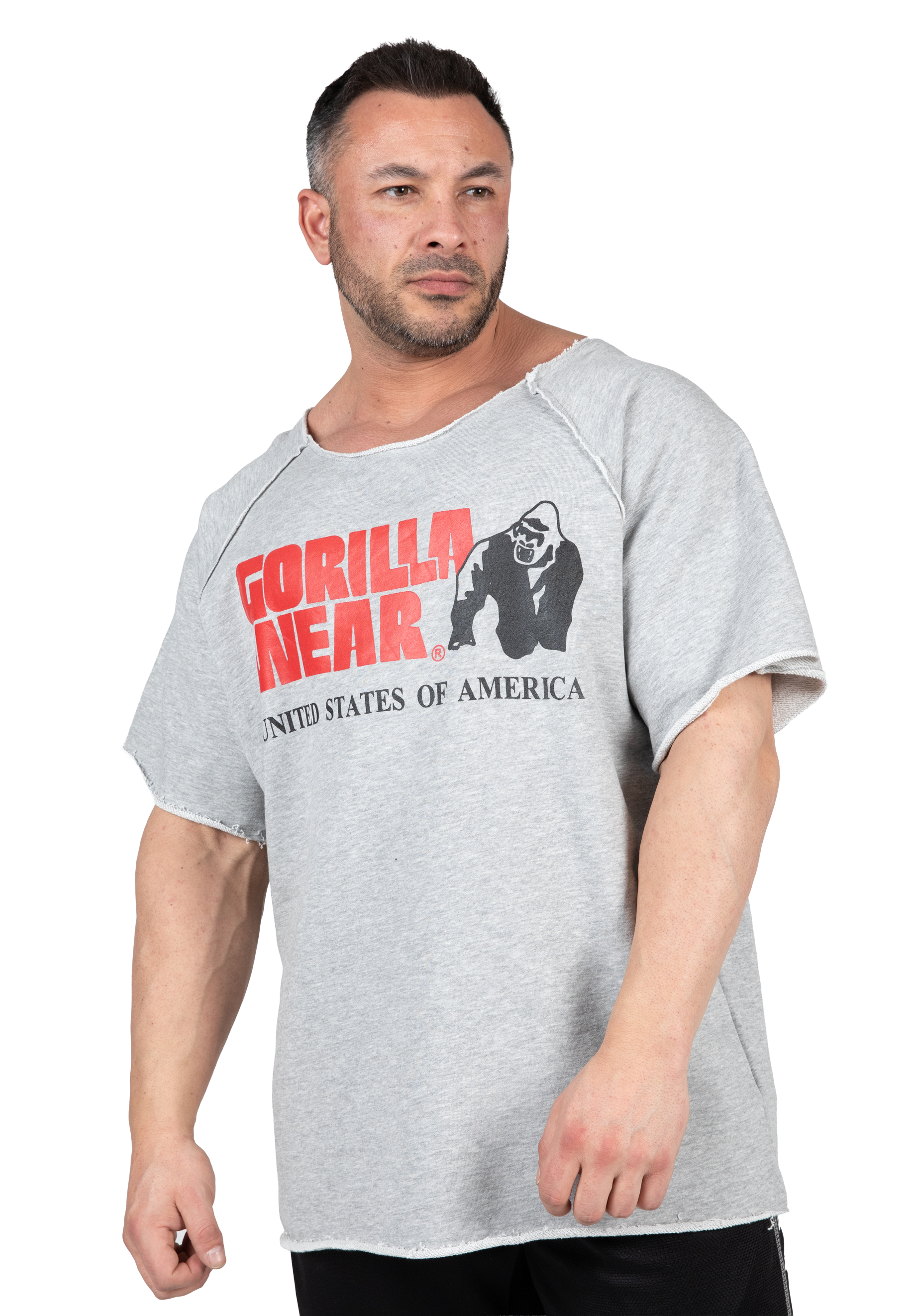 Gorilla Wear Classic Workout Top T-Shirt & Tops Gray