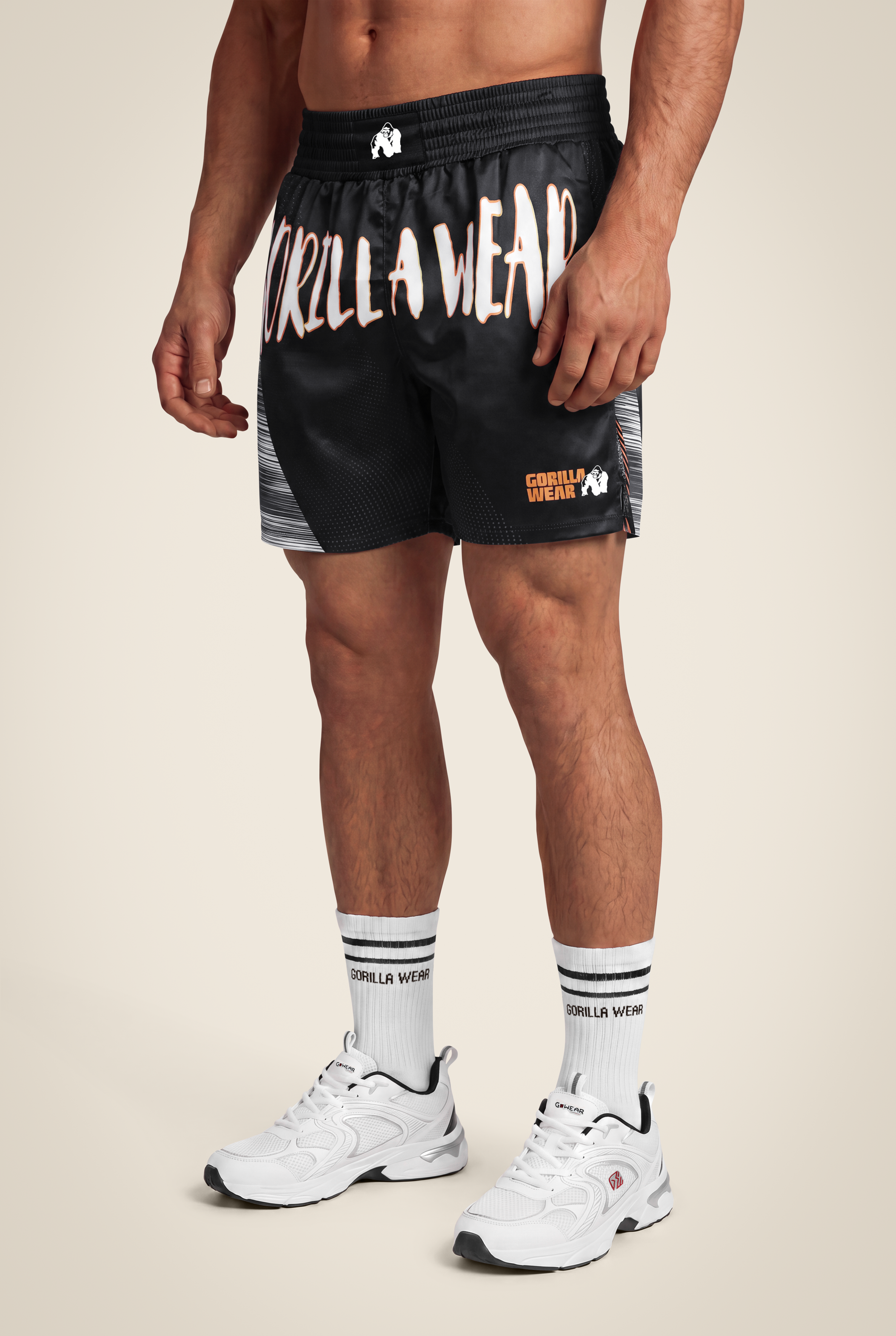 Gorilla Wear Clayton Boxing Shorts Shorts Black/Gold