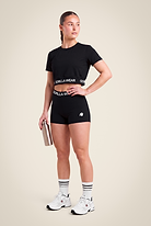 Gorilla Wear Colby Cropped T-Shirt T-Shirt & Tops Black