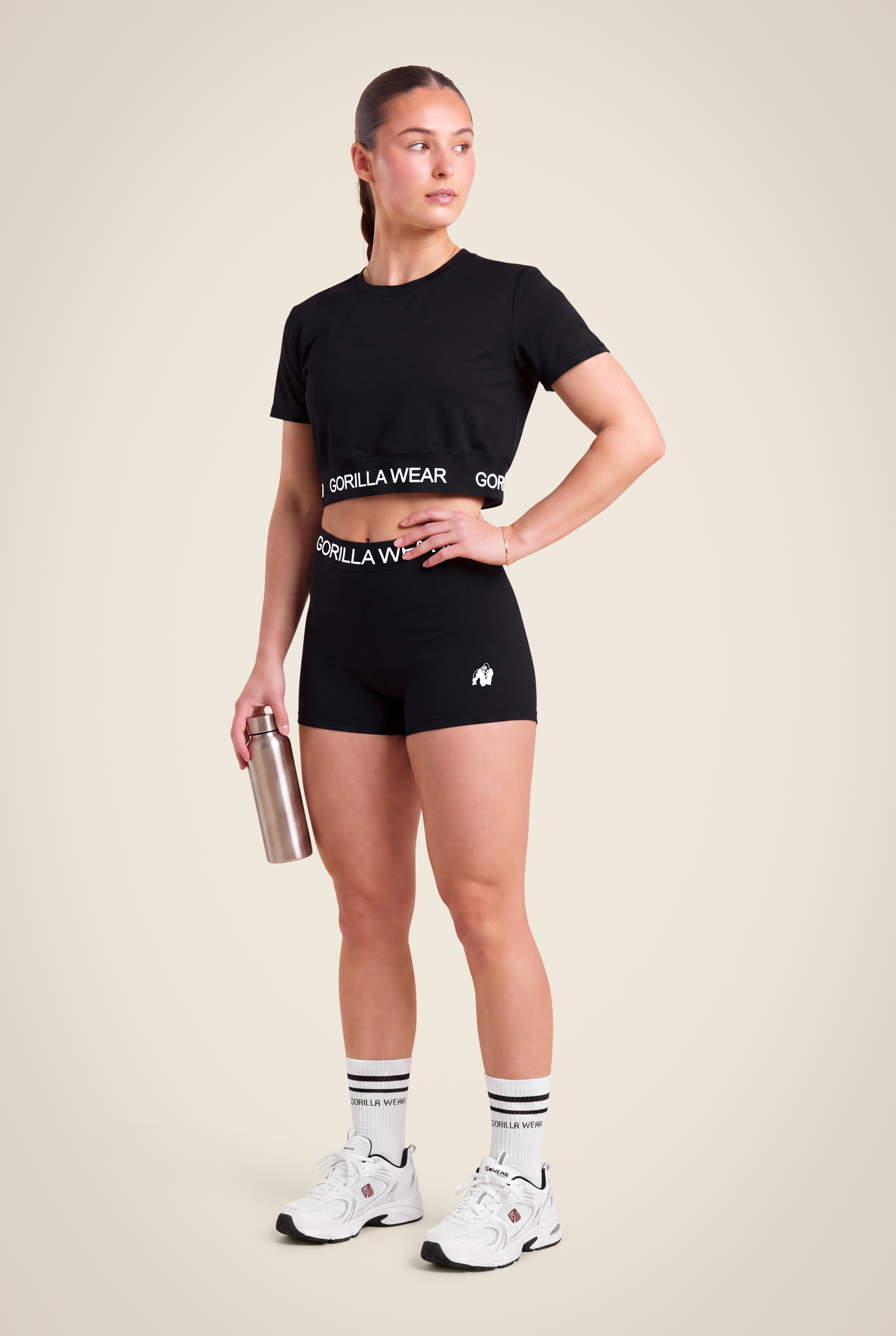 Gorilla Wear Colby Cropped T-Shirt T-Shirt & Tops Black