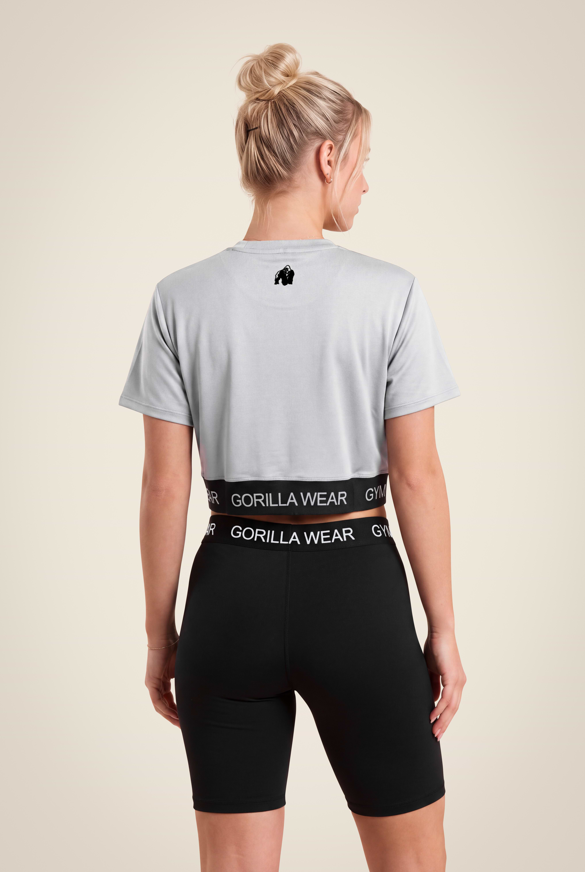 Gorilla Wear Colby Cropped T-Shirt T-Shirt & Tops Gray