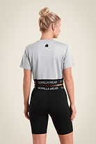 Gorilla Wear Colby Cropped T-Shirt T-Shirt & Tops Gray