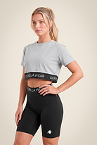 Gorilla Wear Colby Cropped T-Shirt T-Shirt & Tops Gray