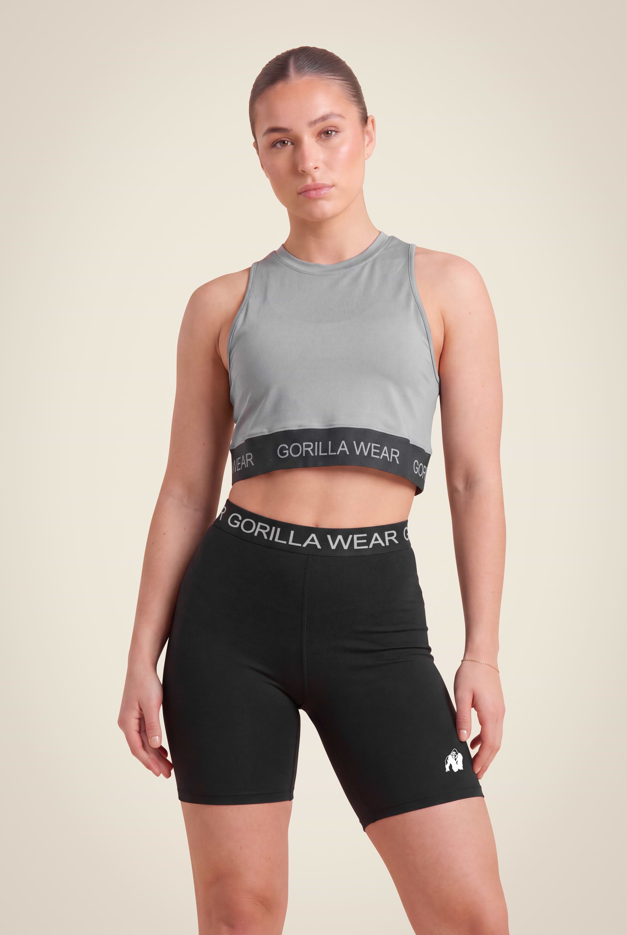 Gorilla Wear Colby Cropped Tank Top Tank Top Gray