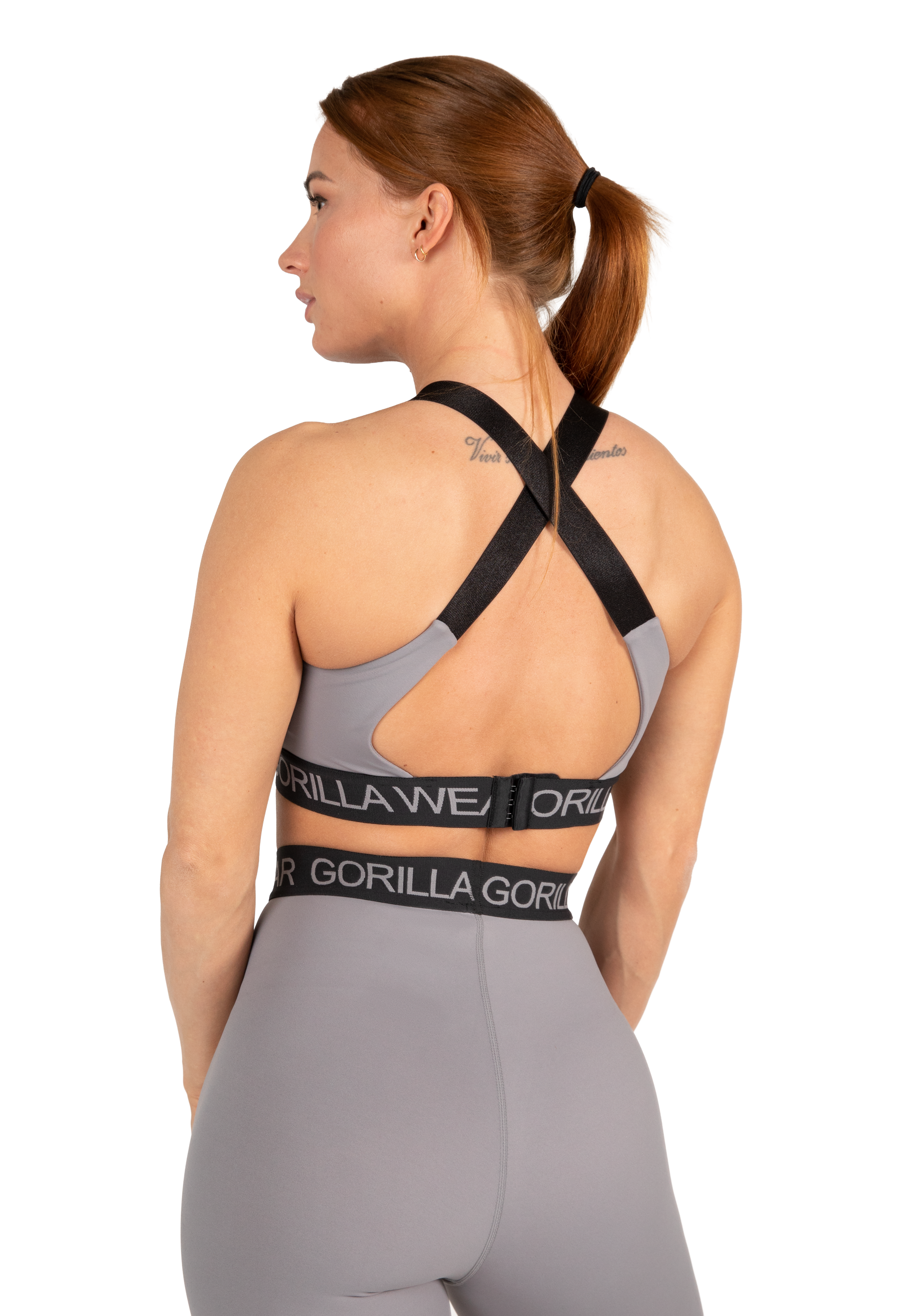 Gorilla Wear Colby Sports Bra Sports Bra Gray