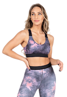Gorilla Wear Colby Sports Bra Sports Bra Gray/Pink